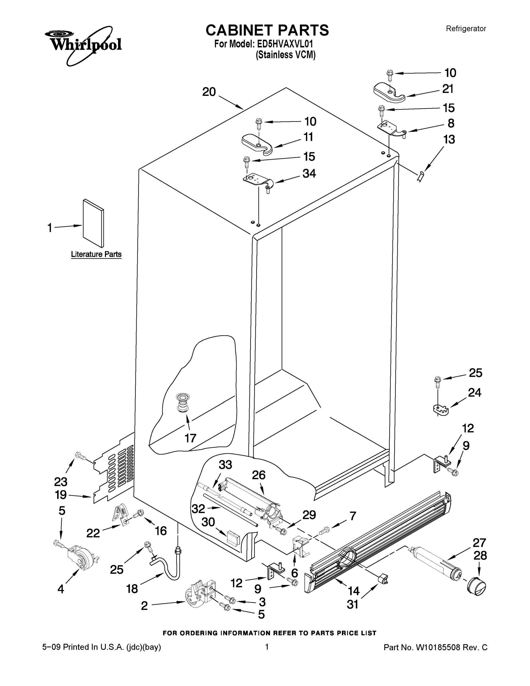 01 - CABINET PARTS