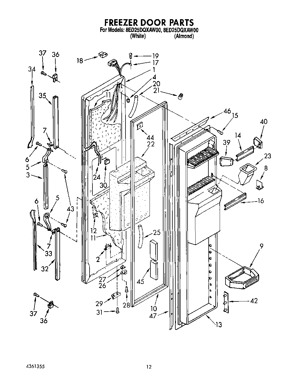 08 - FREEZER DOOR