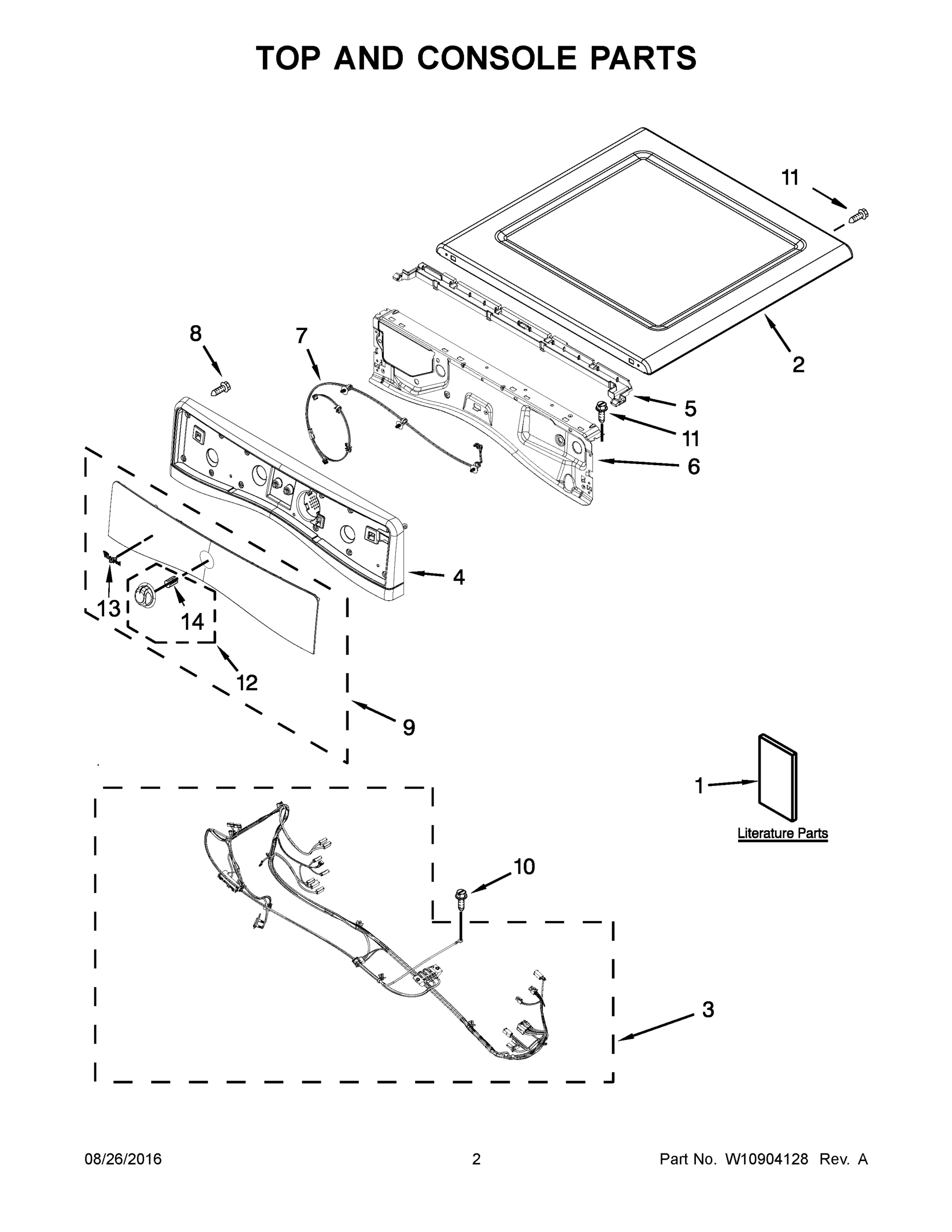 02 - TOP AND CONSOLE PARTS