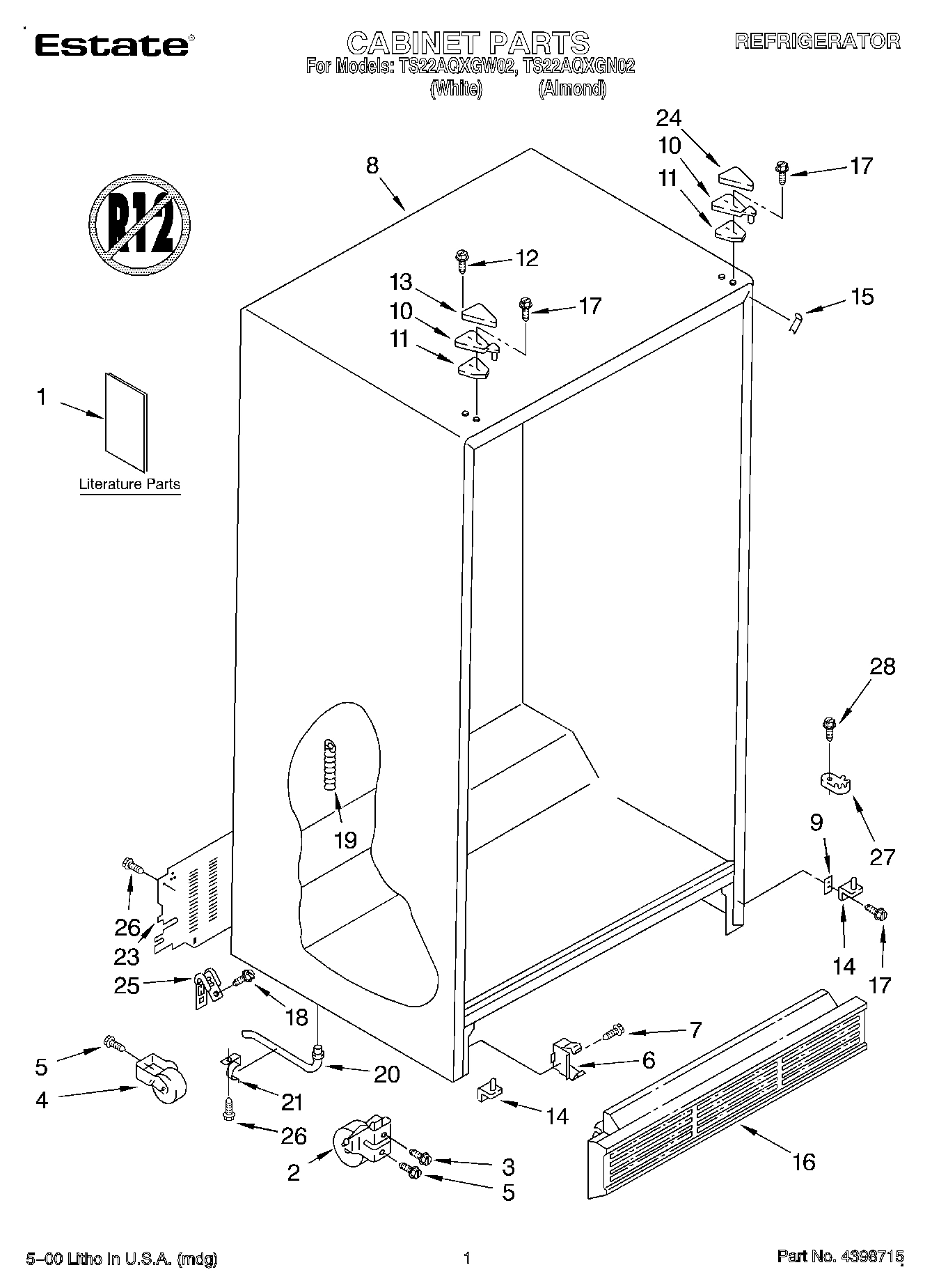 01 - CABINET, LITERATURE