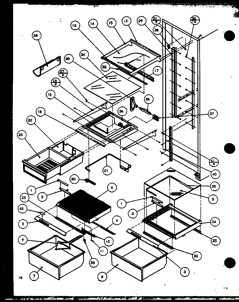 10 - REF SHELVING AND DRAWERS