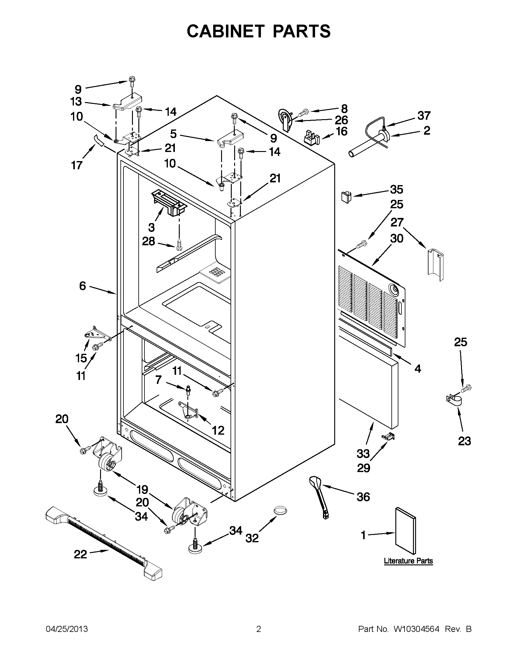 01 - CABINET PARTS