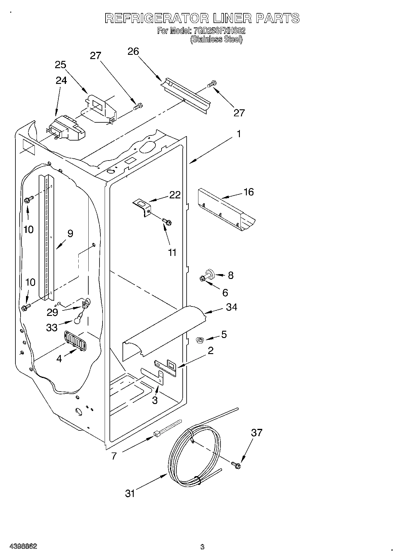 02 - REFRIGERATOR LINER