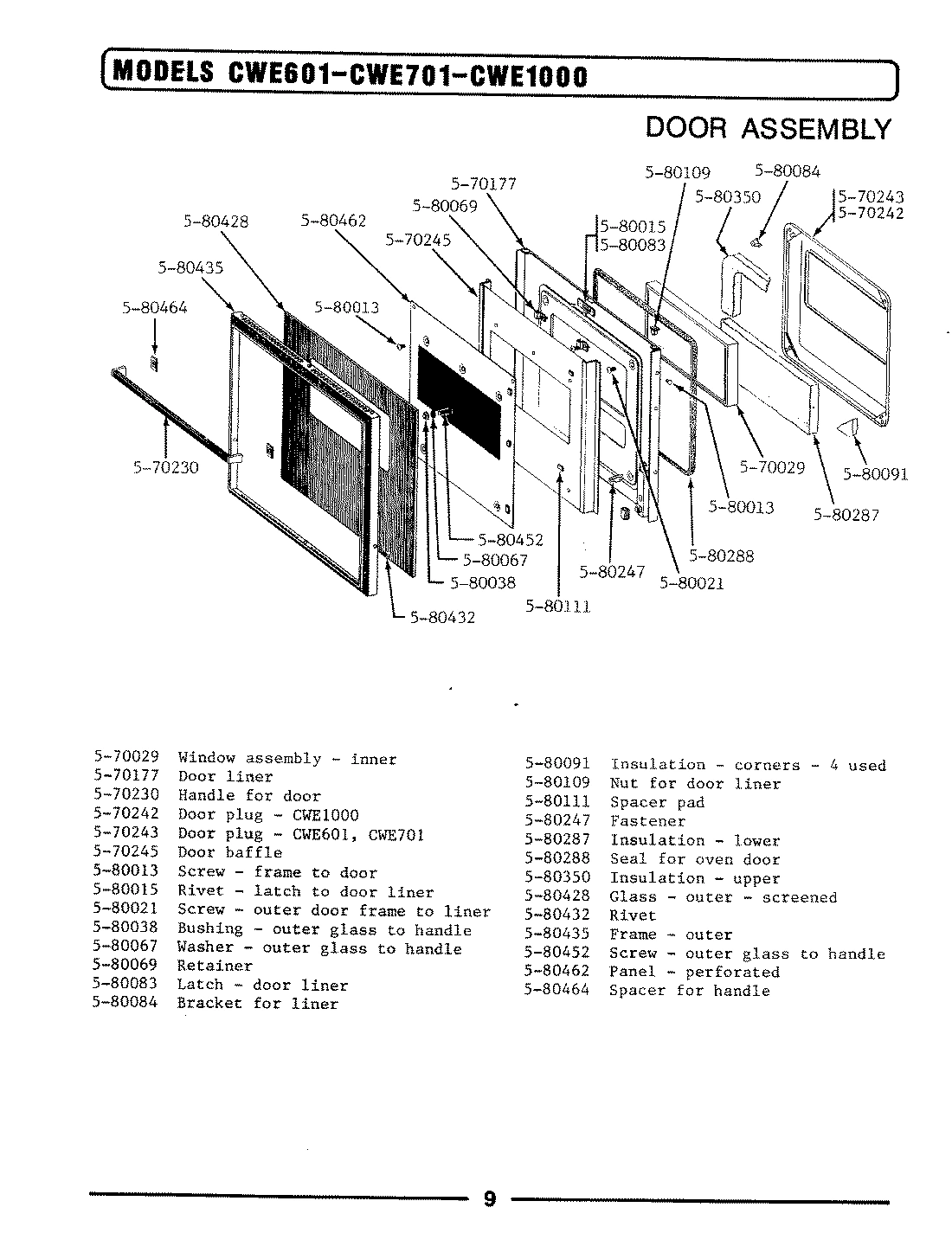 04 - DOOR ASSEMBLY