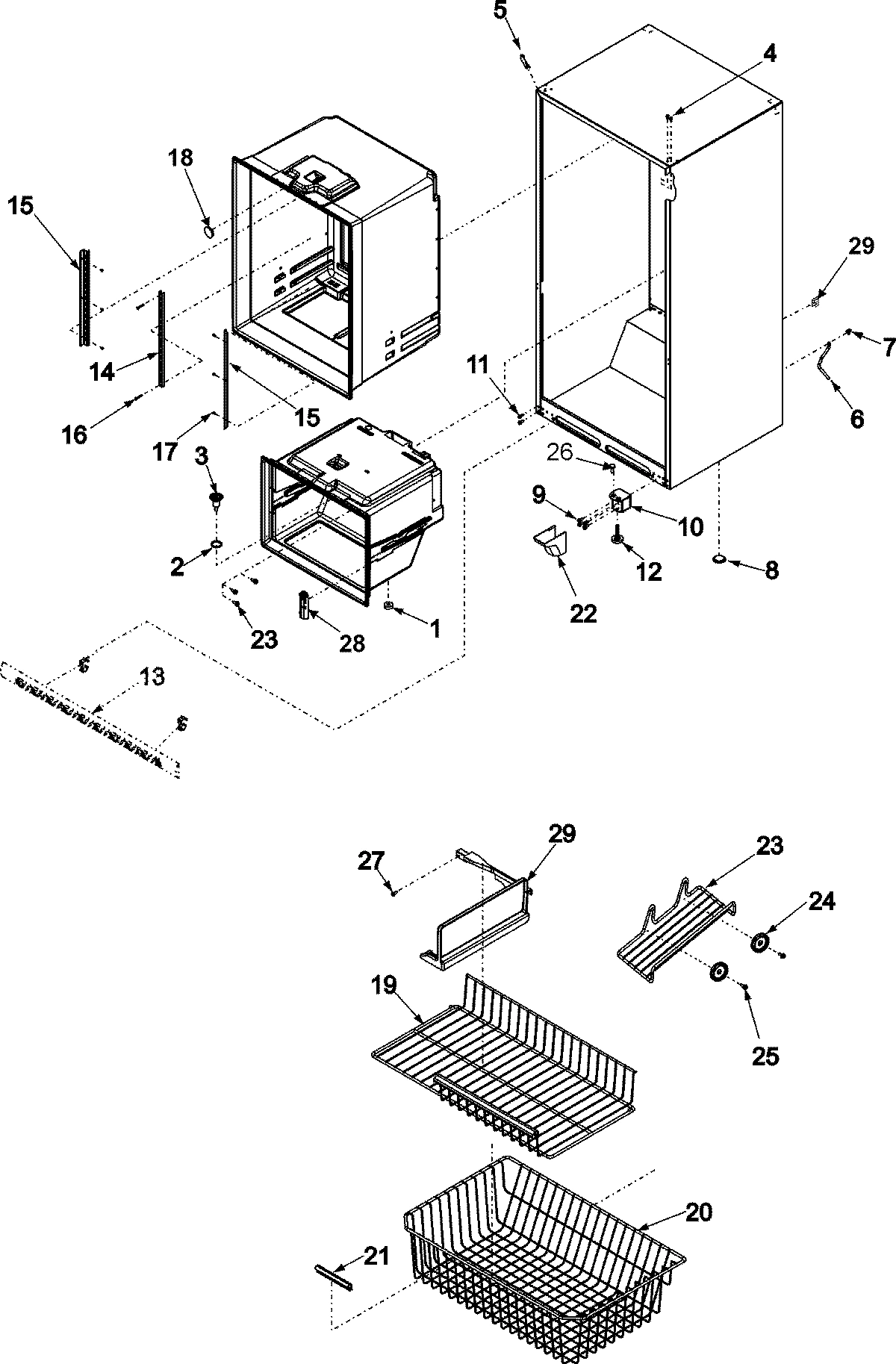 06 - INTERIOR CABINET & FREEZER SHELVING