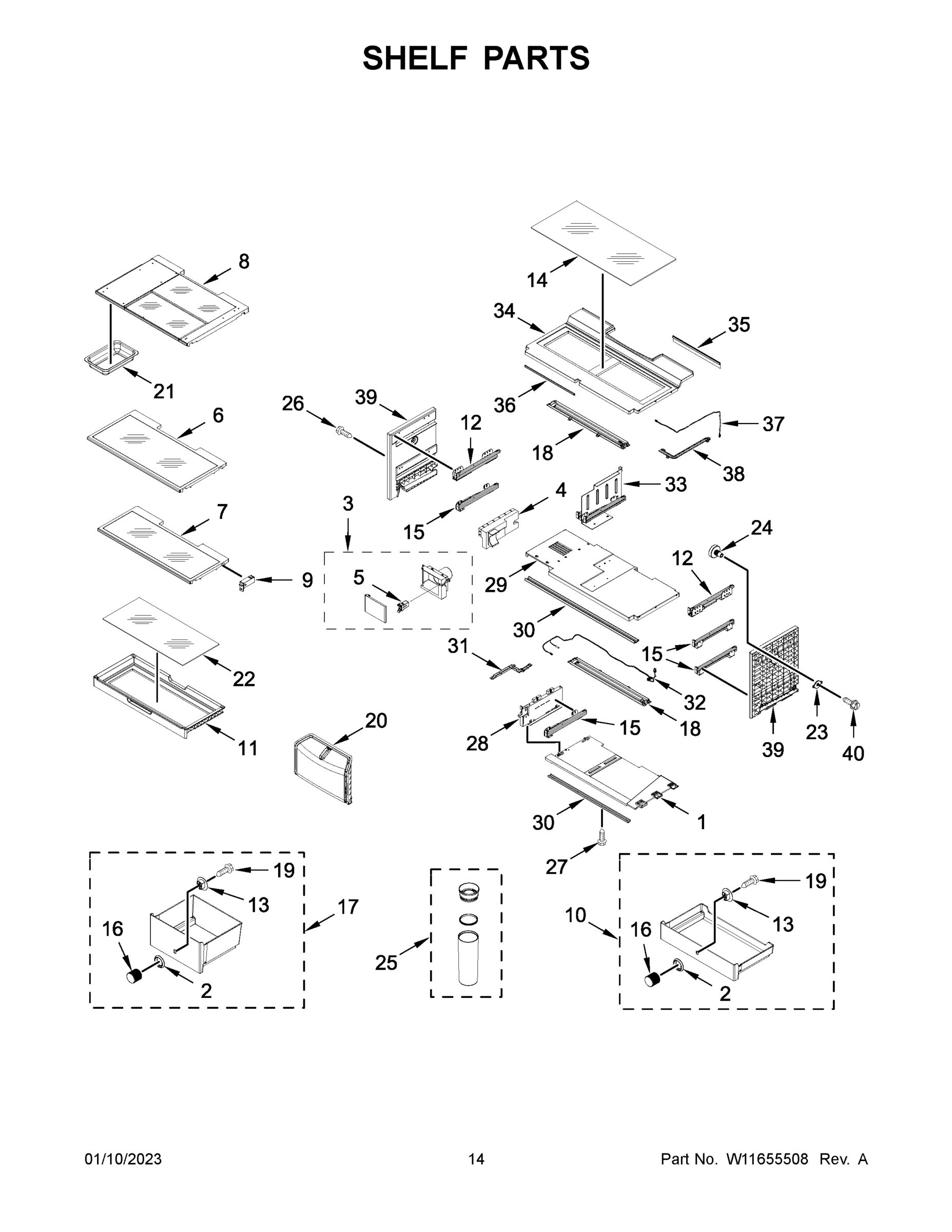 08 - SHELF PARTS
