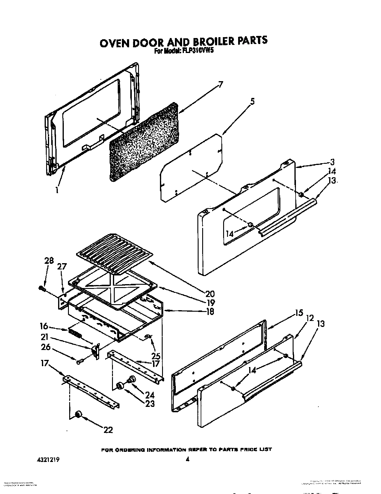 03 - OVEN DOOR AND BROILER