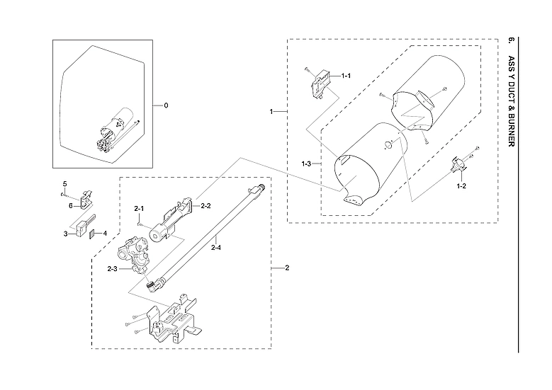 DUCT & BURNER ASSY