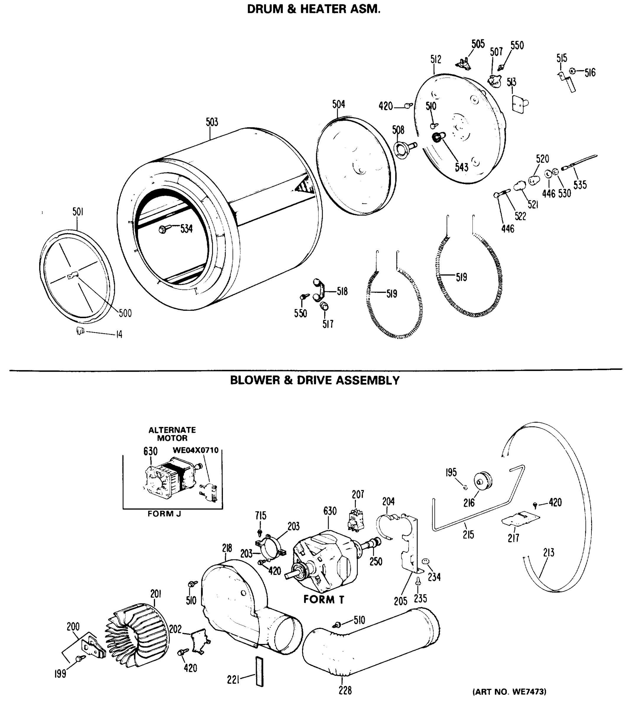 DRUM & HEATER ASM.