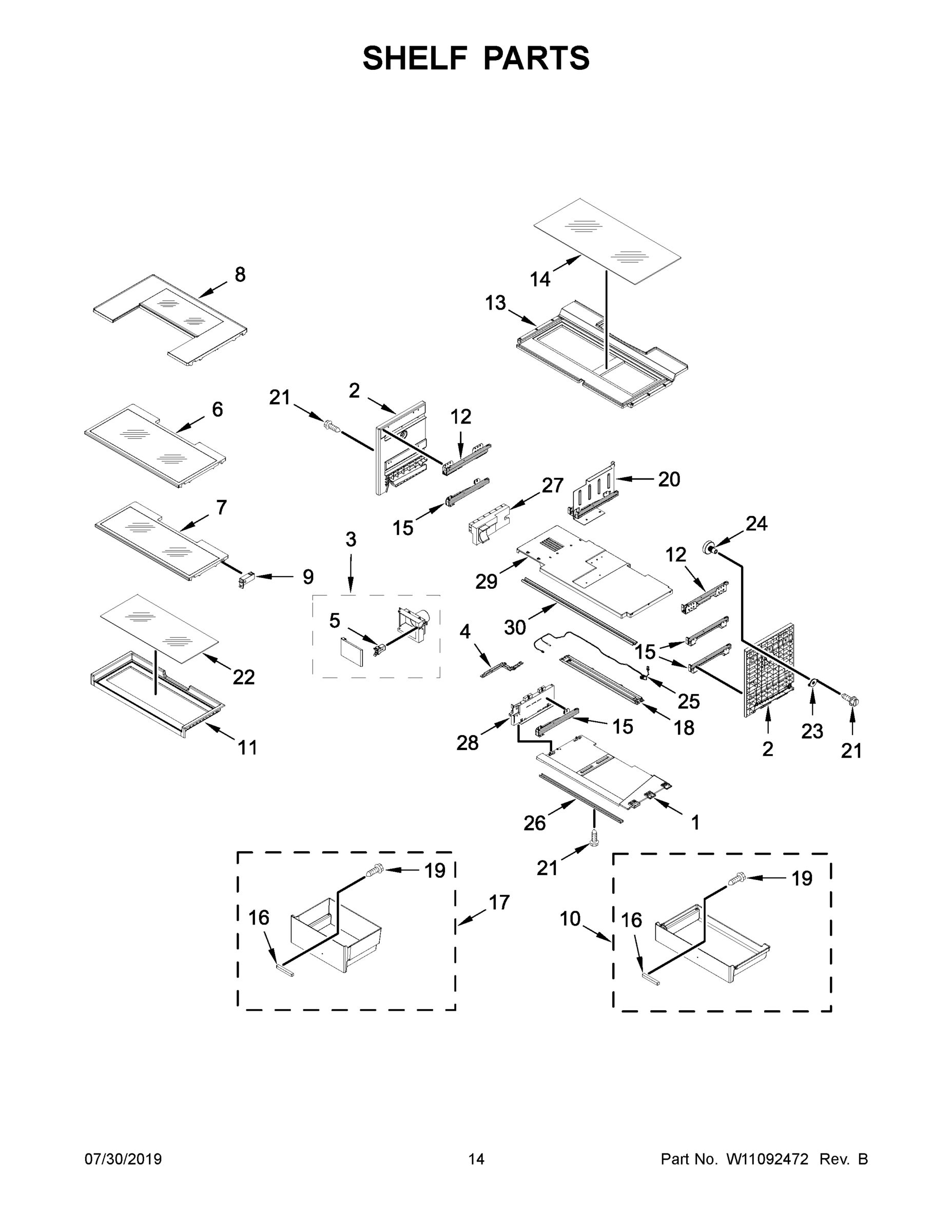 08 - SHELF PARTS