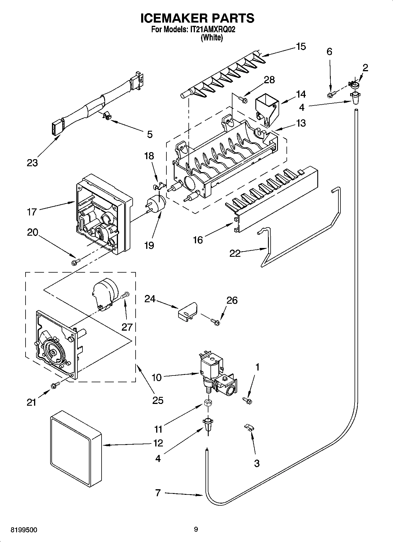 05 - ICEMAKER PARTS