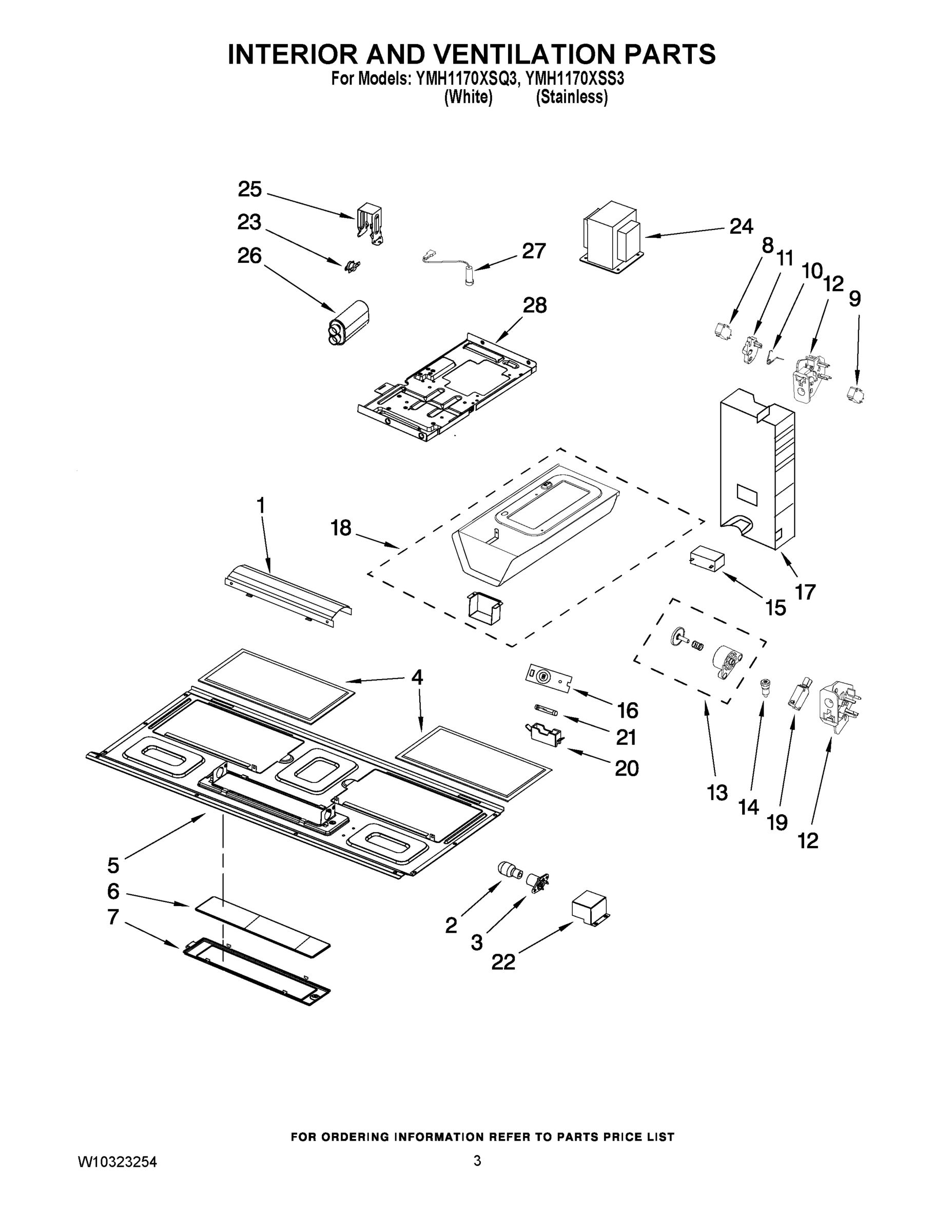 03 - INTERIOR AND VENTILATION PARTS