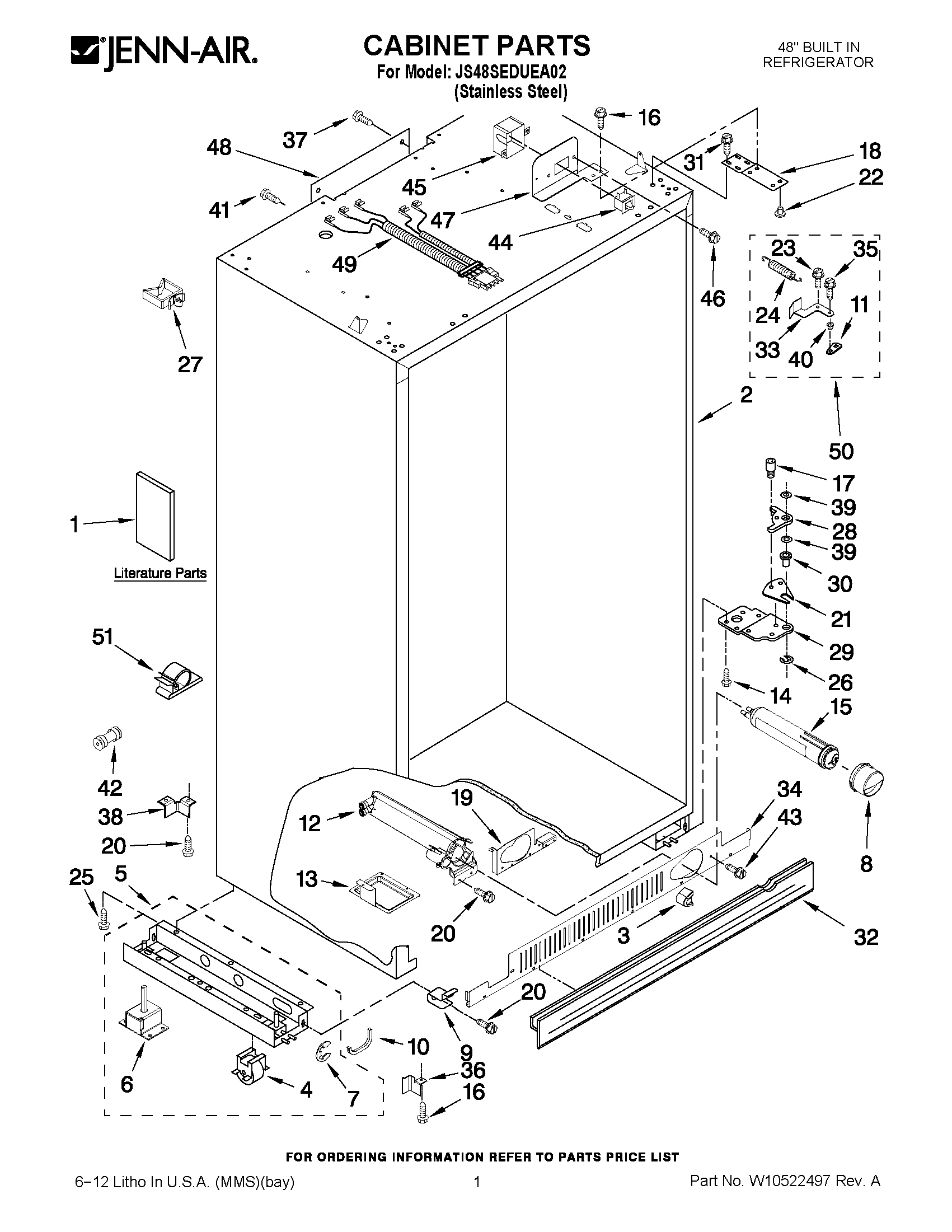 01 - CABINET PARTS