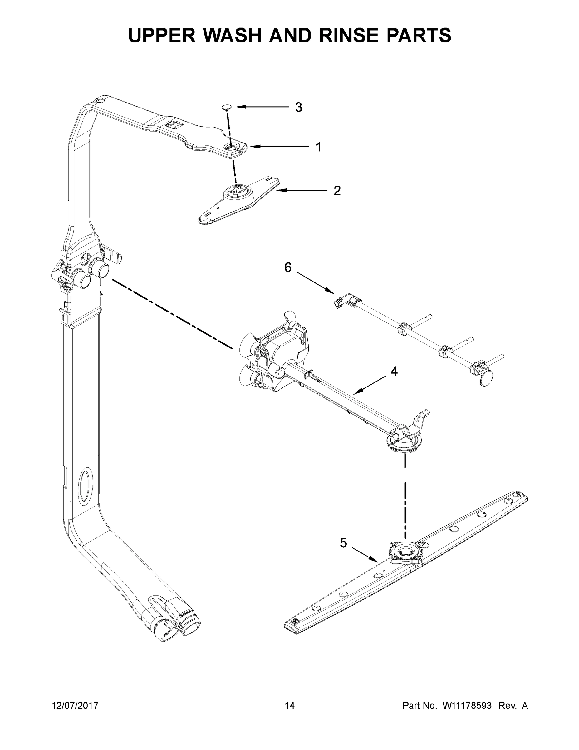 08 - UPPER WASH AND RINSE PARTS