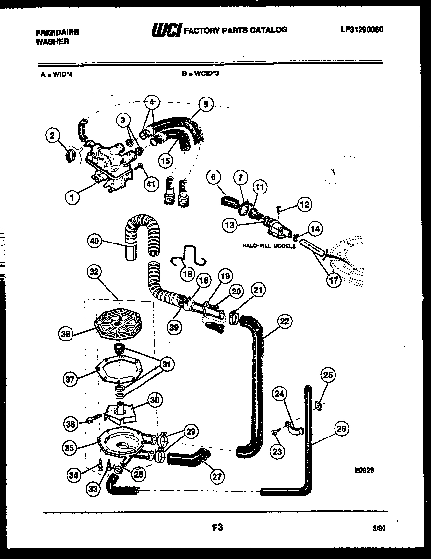05 - PUMP, WATER VALVE AND WATER INLET