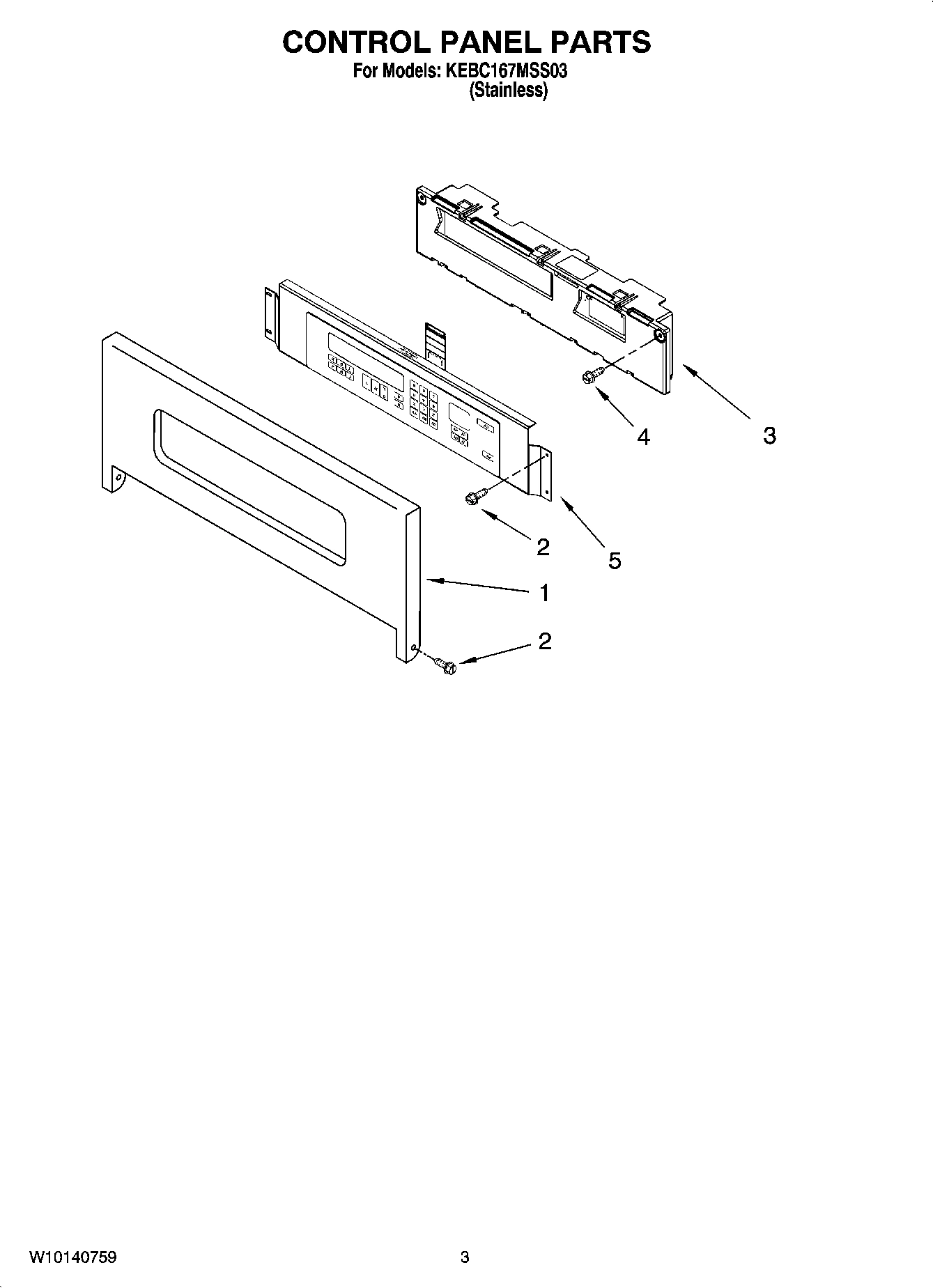 02 - CONTROL PANEL PARTS