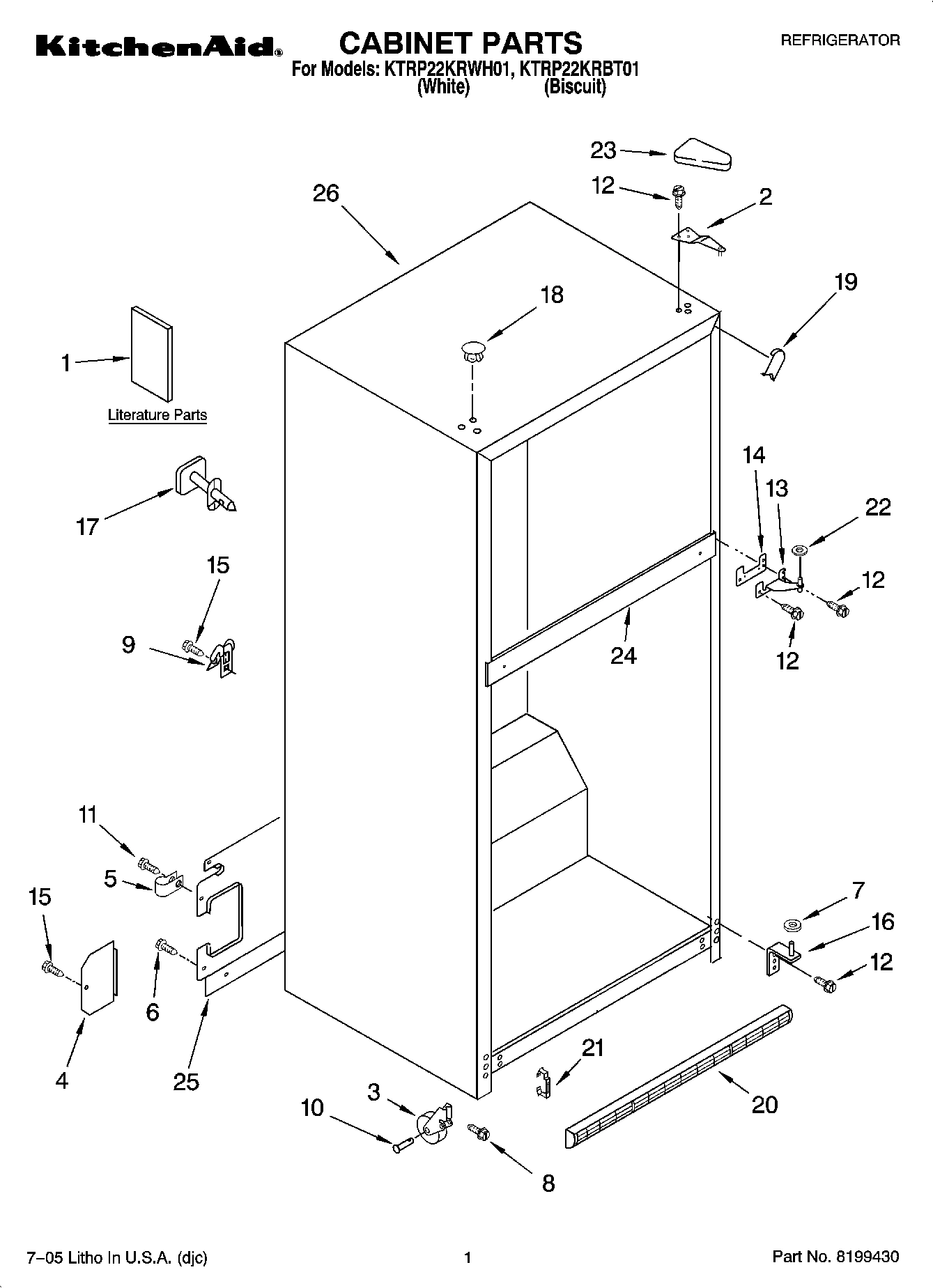 01 - CABINET PARTS