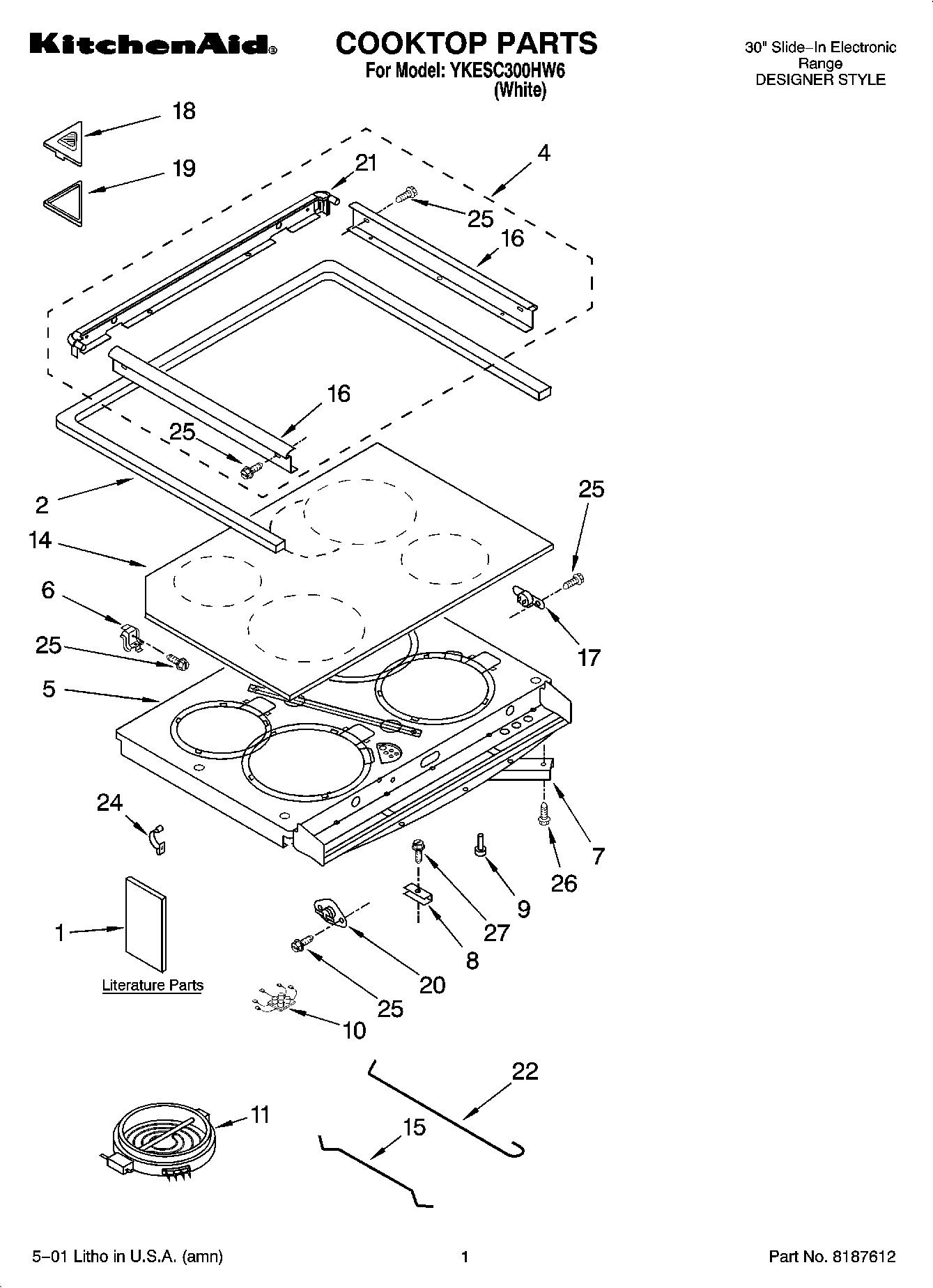 01 - COOKTOP PARTS