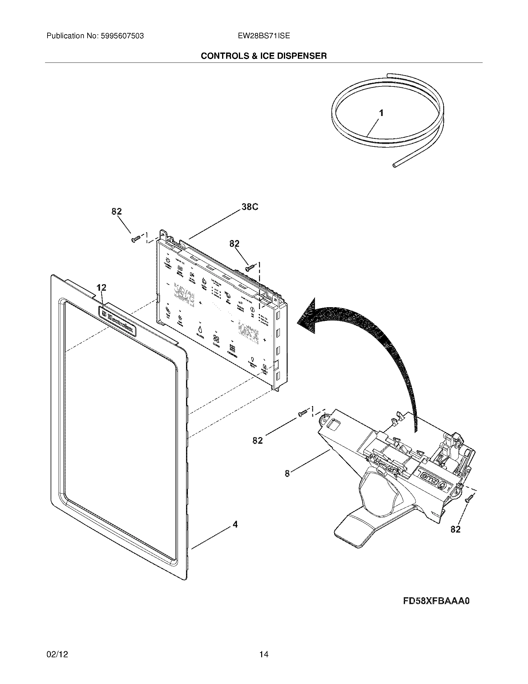 13 - CONTROLS & ICE DISPENSER