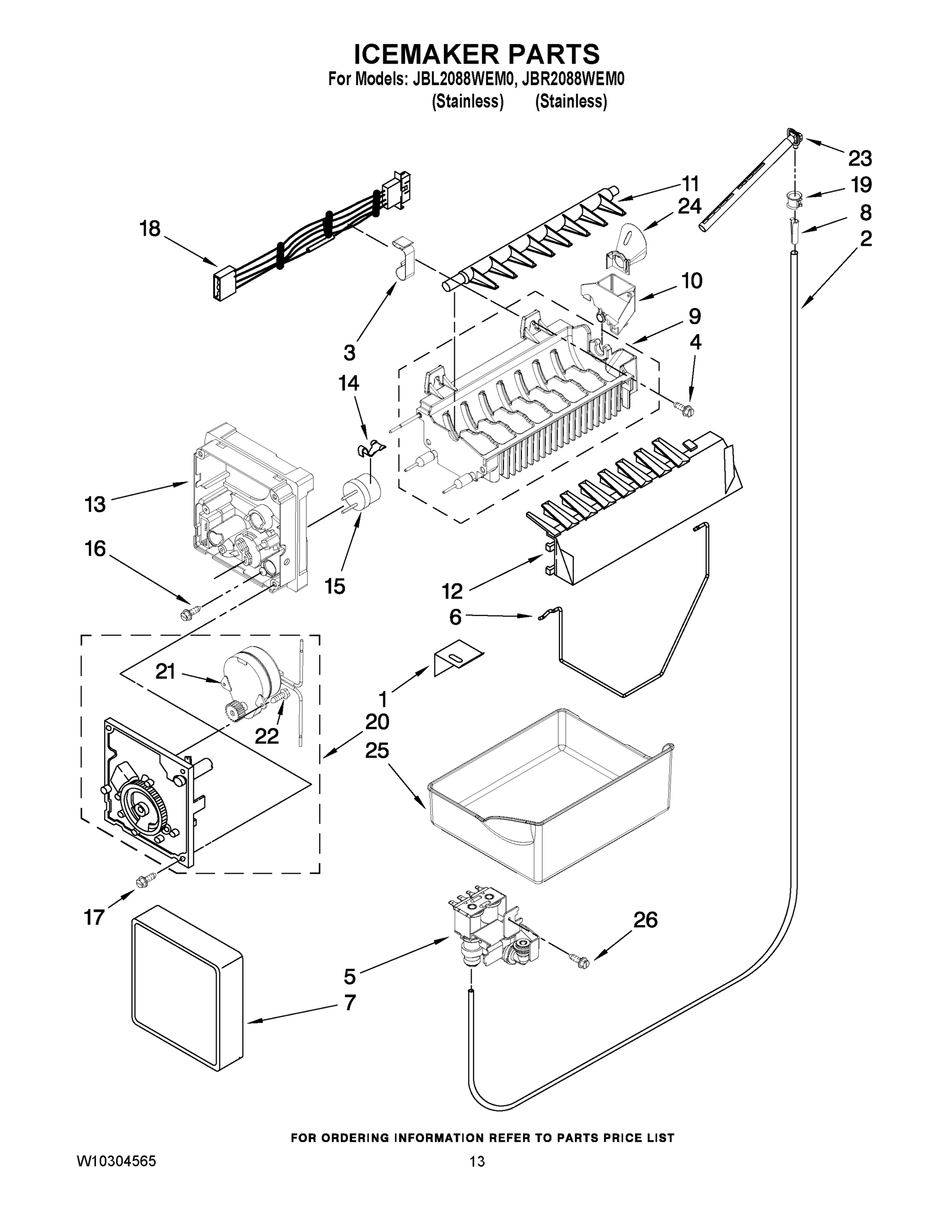 07 - ICEMAKER PARTS