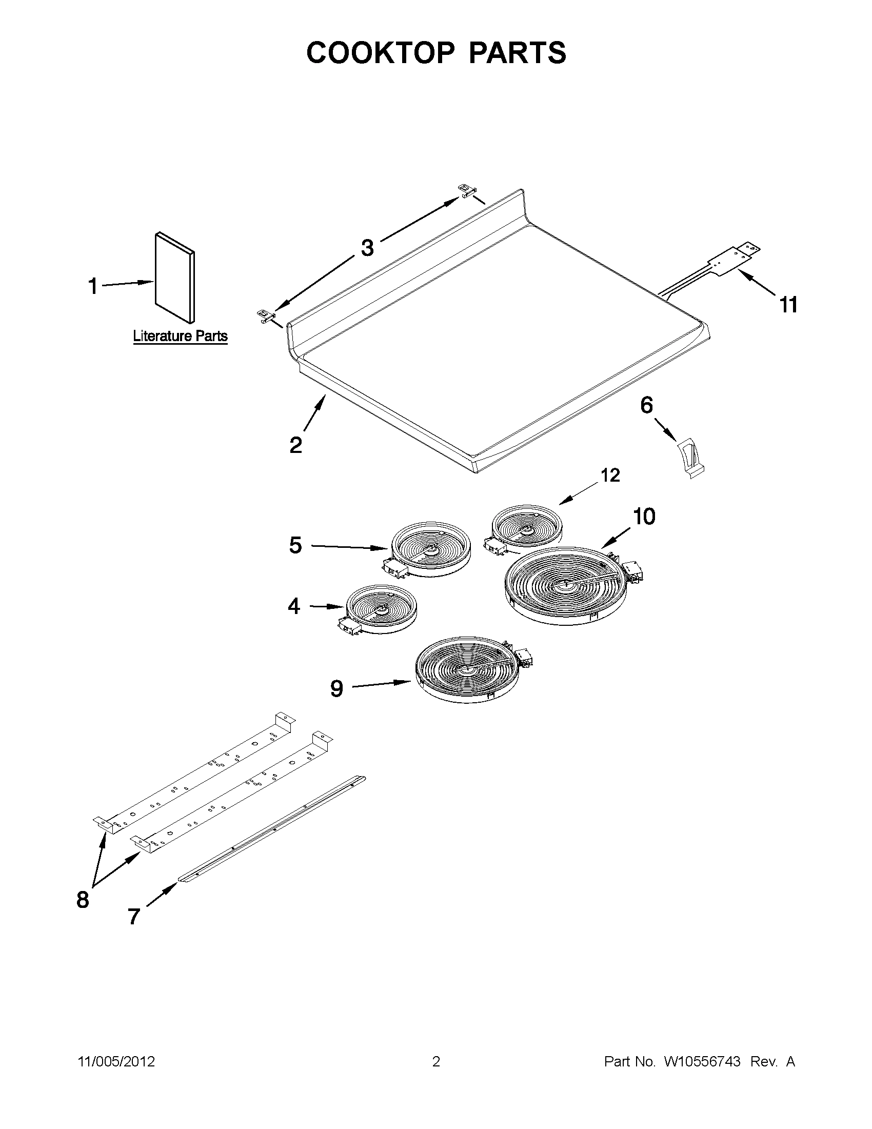 01 - COOKTOP PARTS