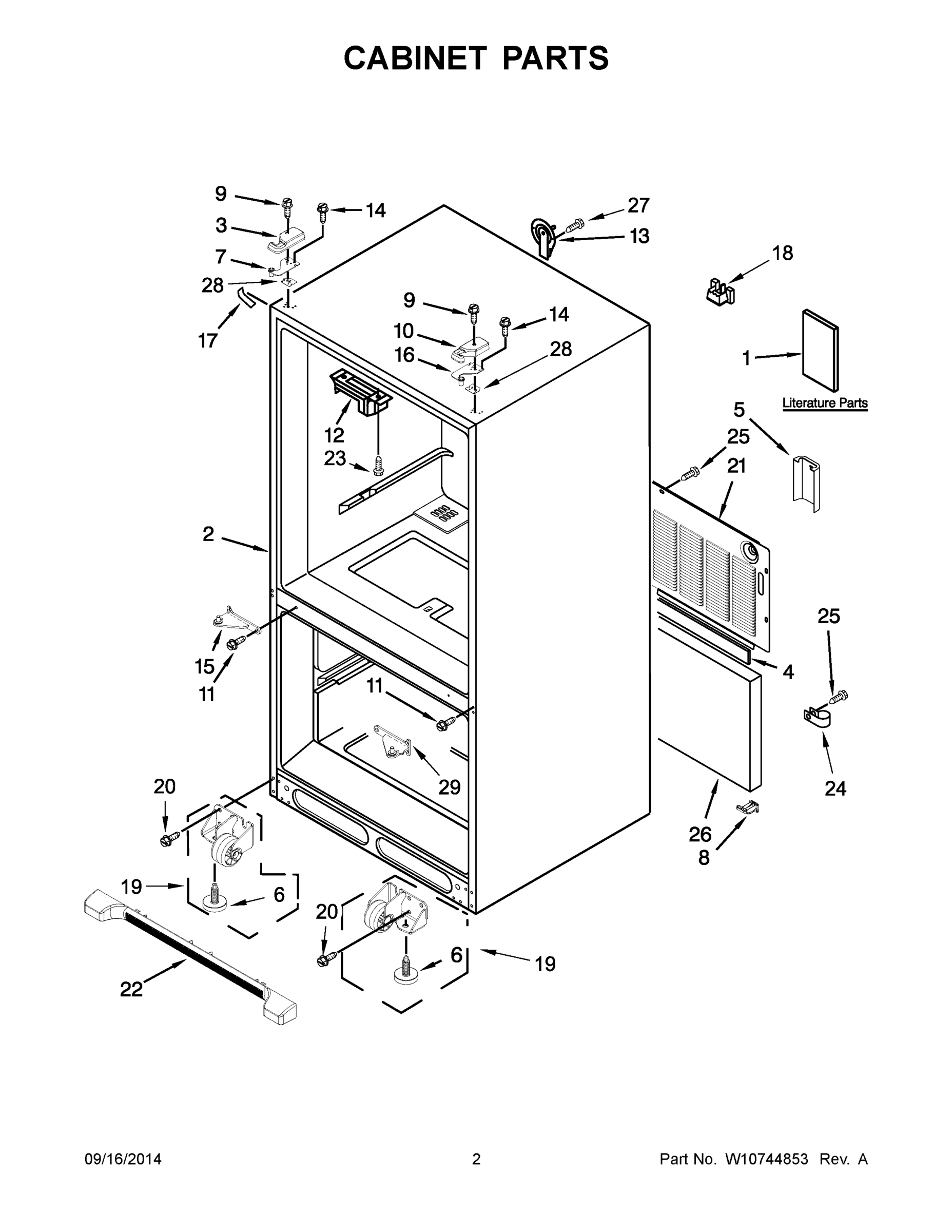 02 - CABINET PARTS
