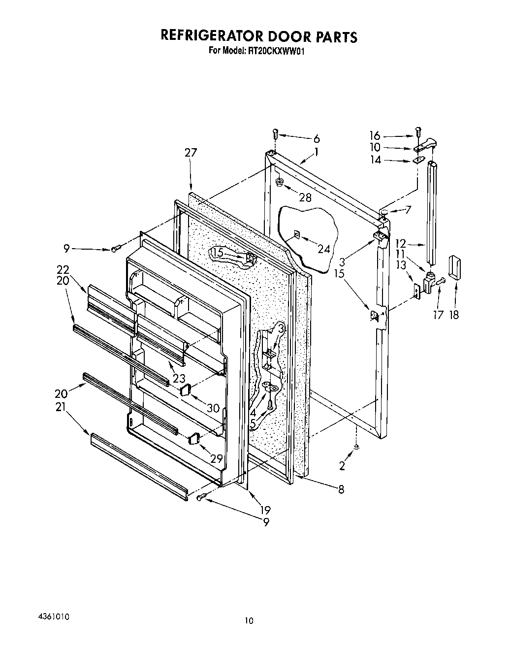 07 - REFRIGERATOR DOOR, LIT/OPTIONAL