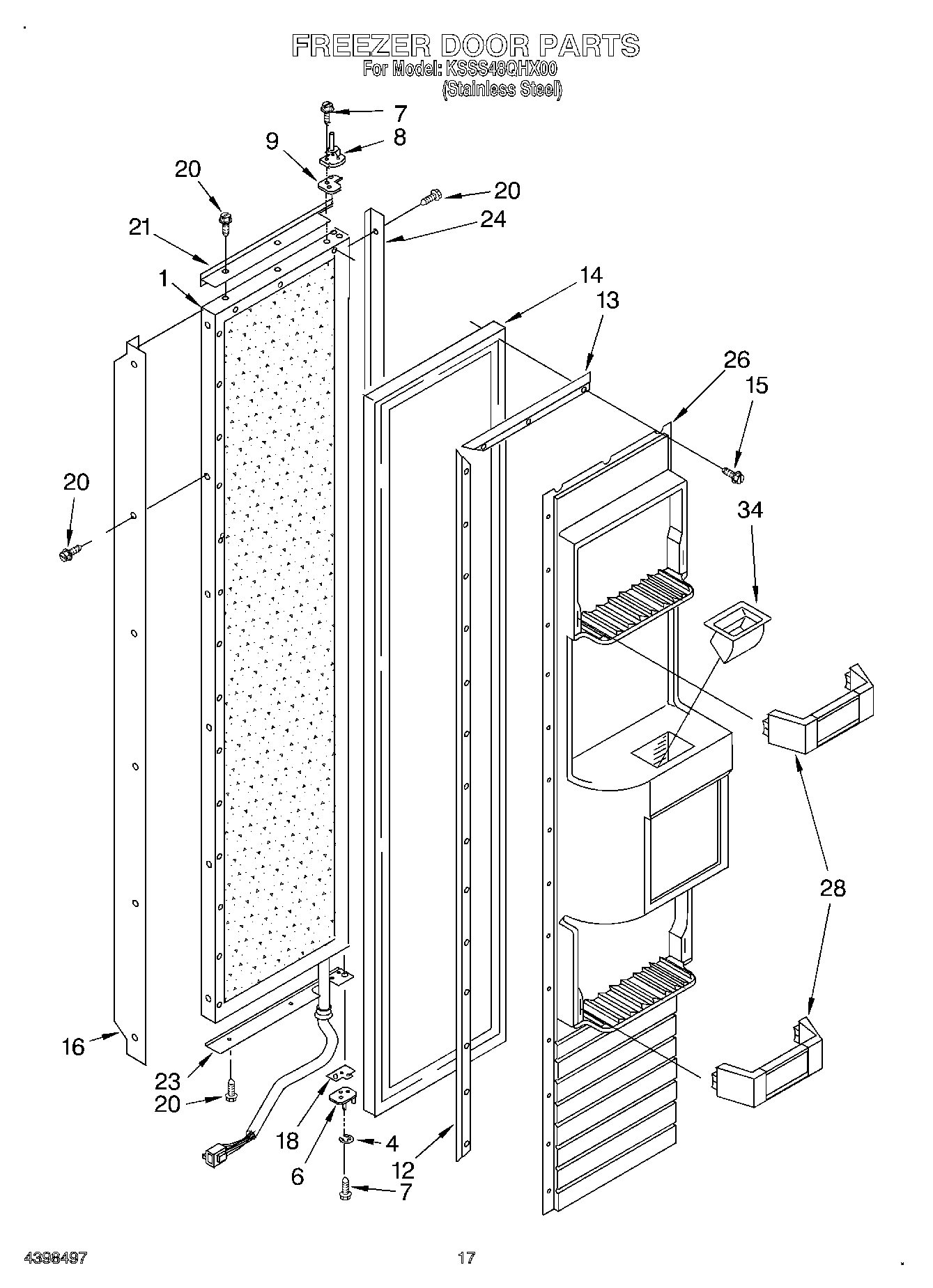12 - FREEZER DOOR