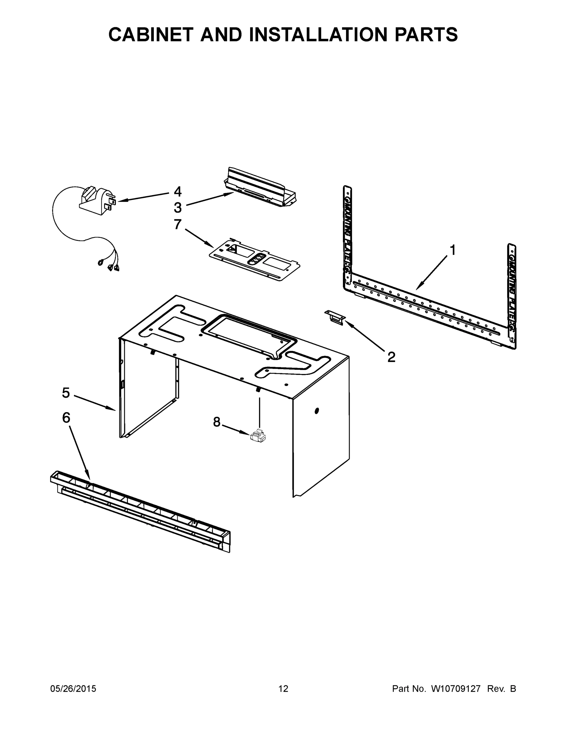 07 - CABINET AND INSTALLATION PARTS