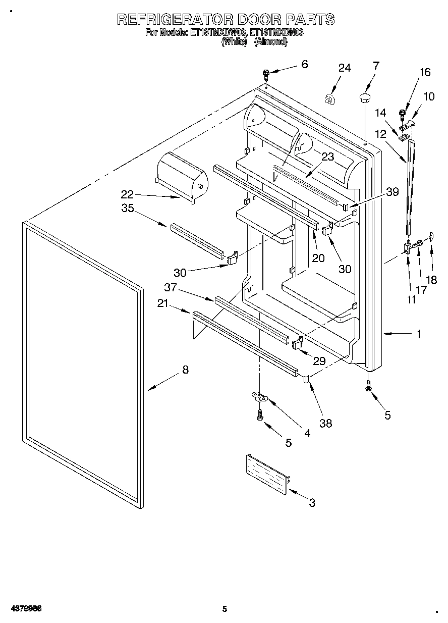 04 - REFRIGERATOR DOOR