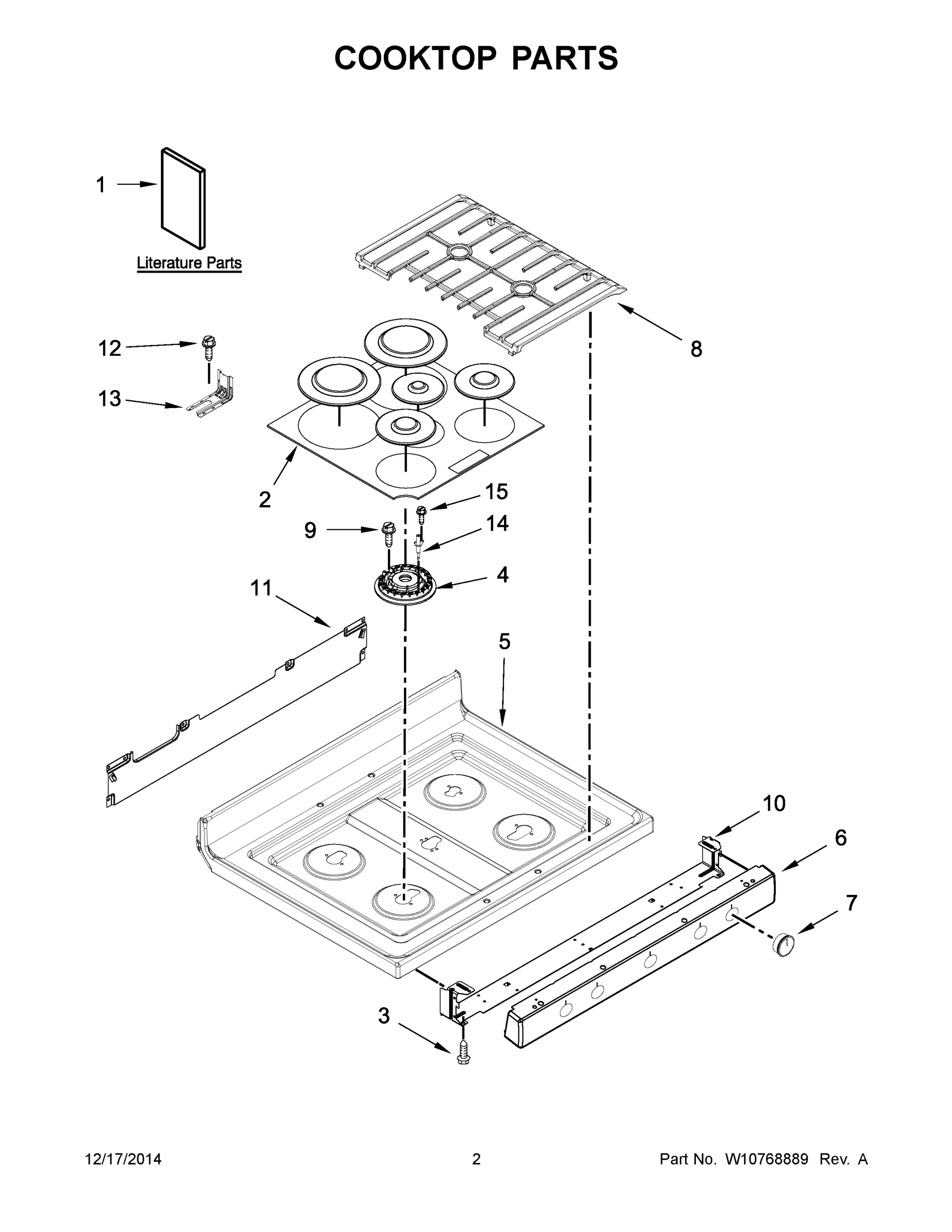 02 - COOKTOP PARTS