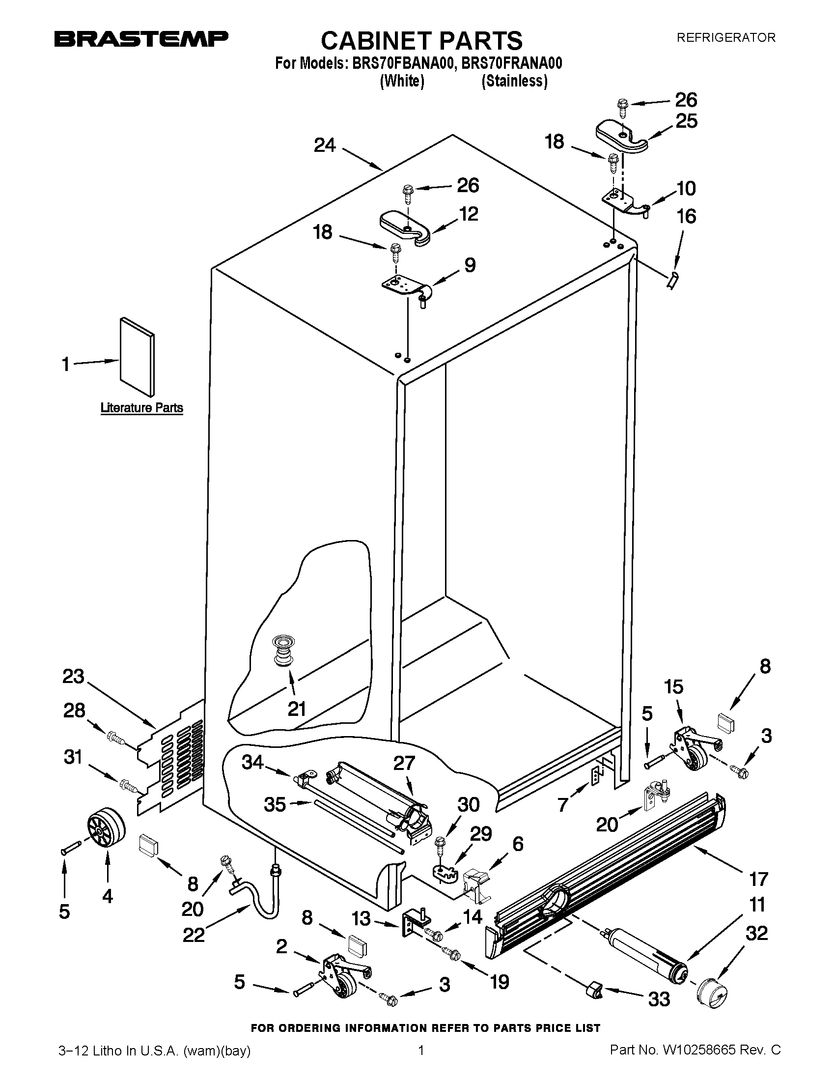 01 - CABINET PARTS