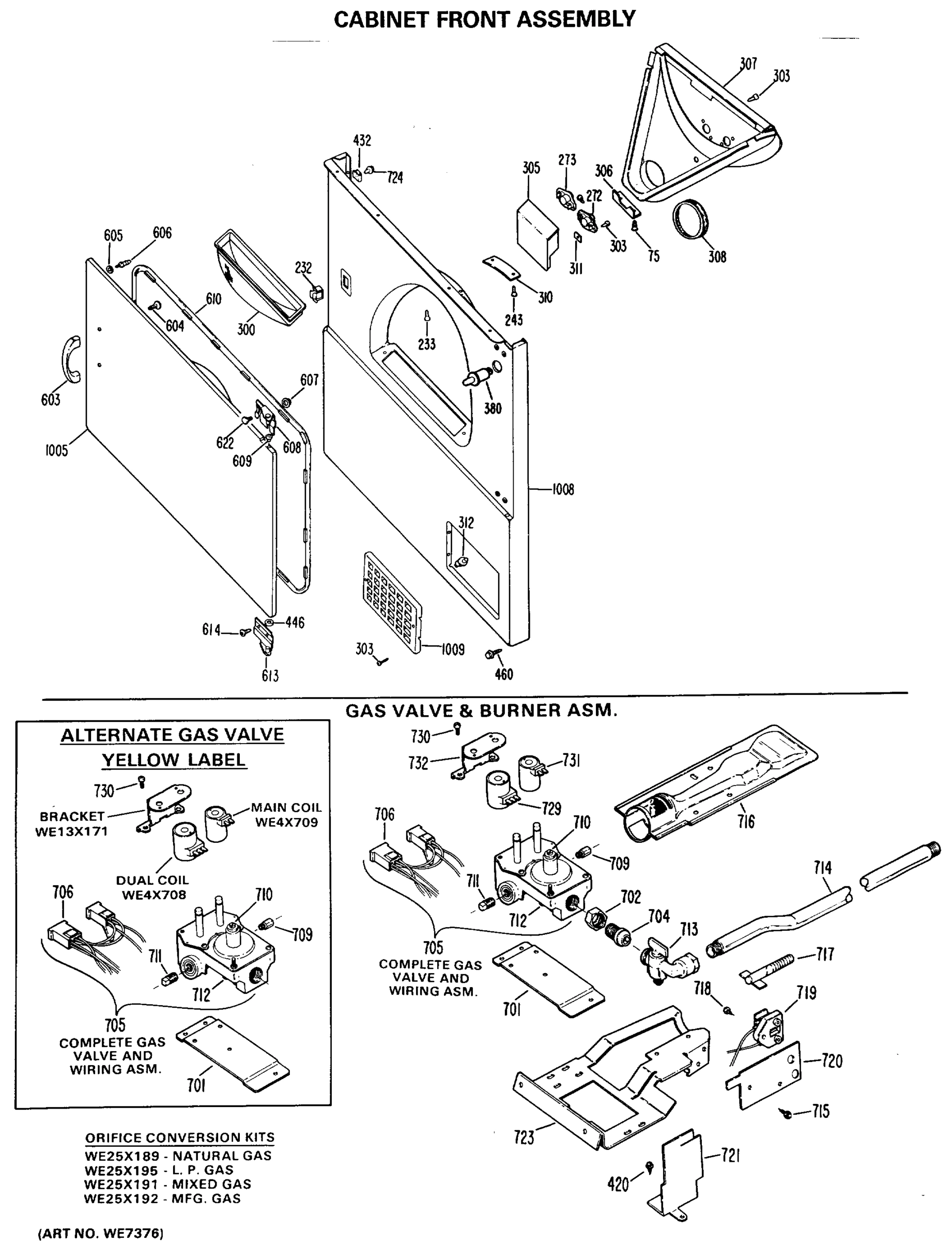 CABINET FRONT ASSEMBLY