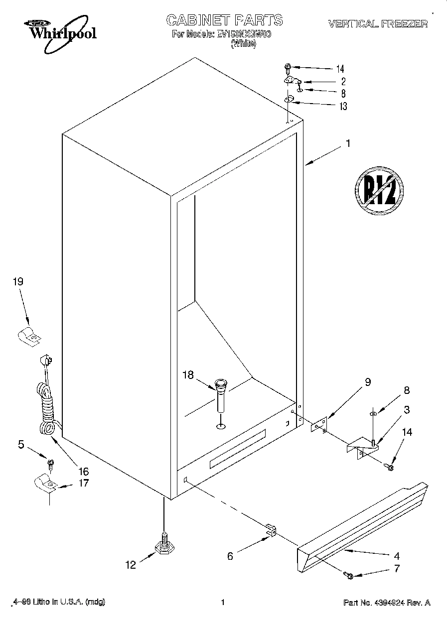 01 - CABINET, LIT/OPTIONAL