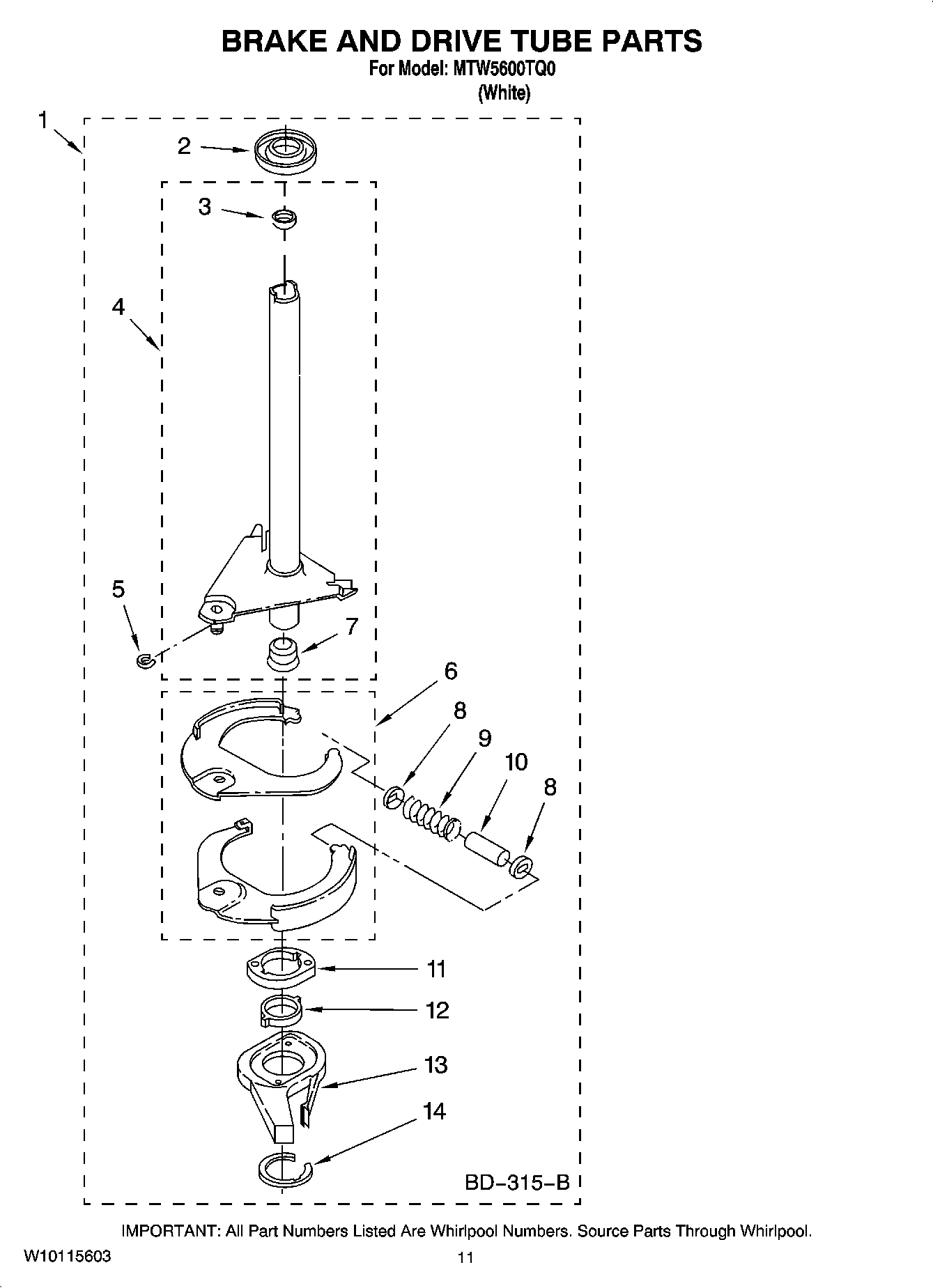 07 - BRAKE AND DRIVE TUBE PARTS