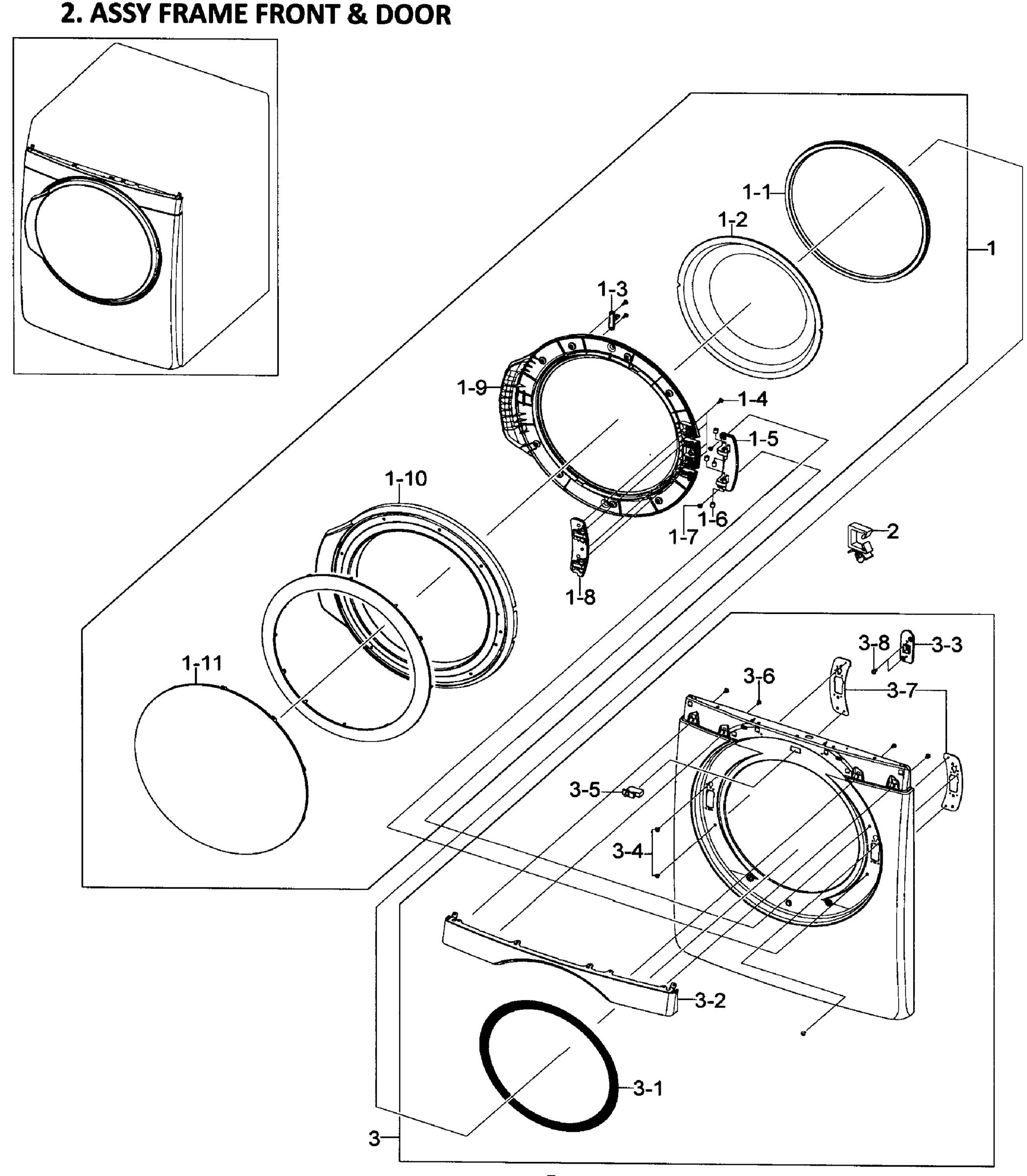 Front/Door Assembly