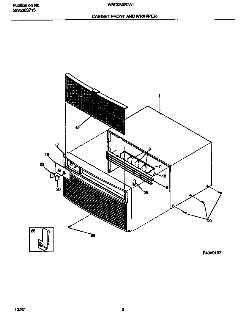 02 - CABINET FRONT AND WRAPPER