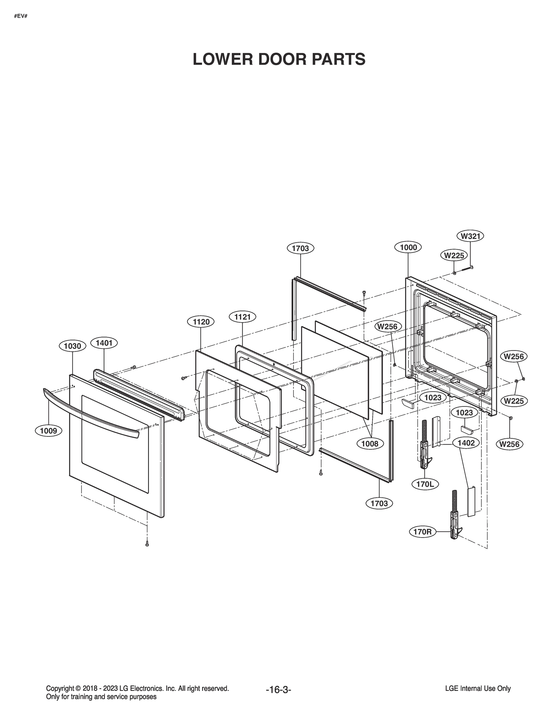 LOWER DOOR PARTS