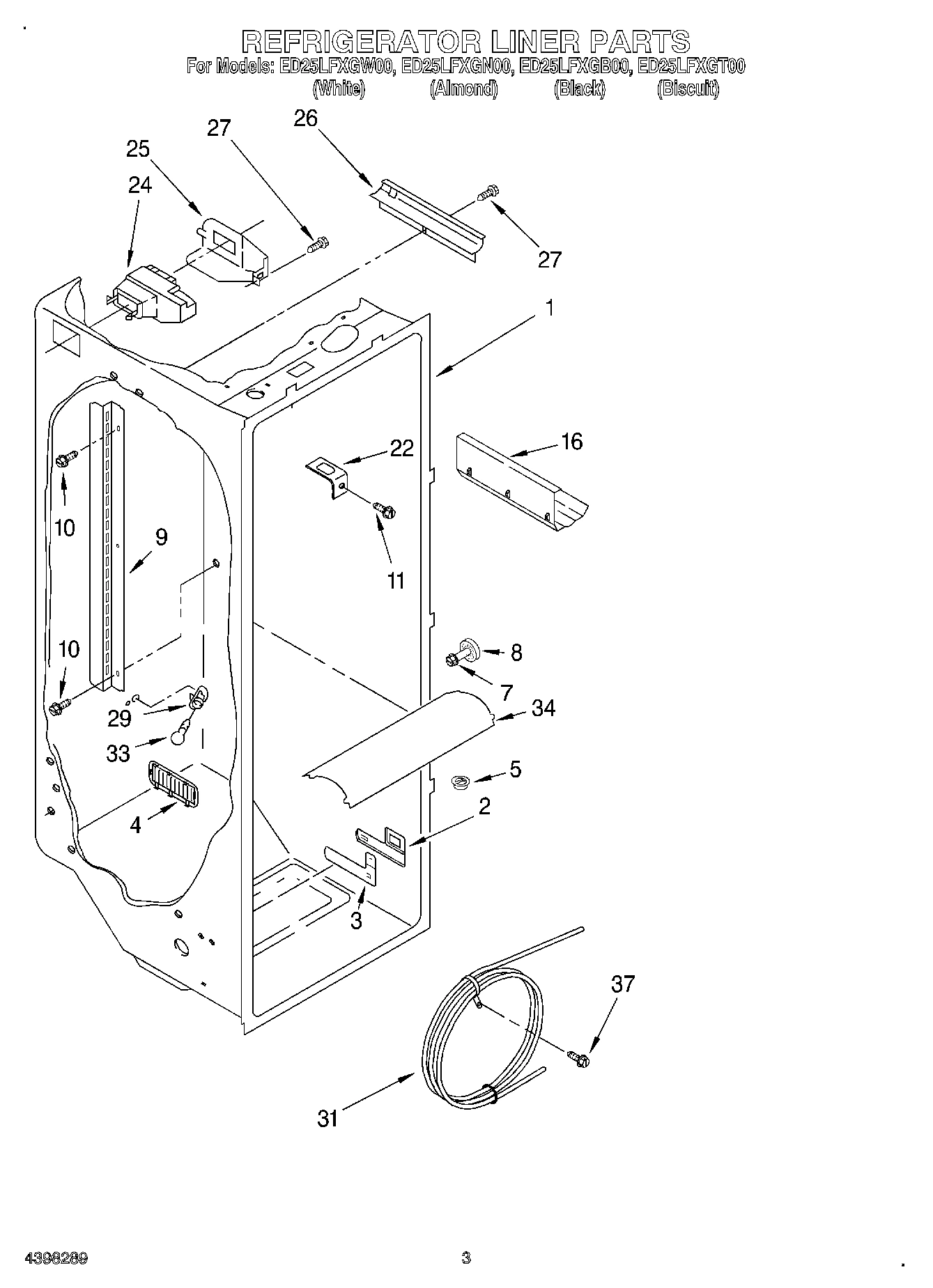 02 - REFRIGERATOR LINER