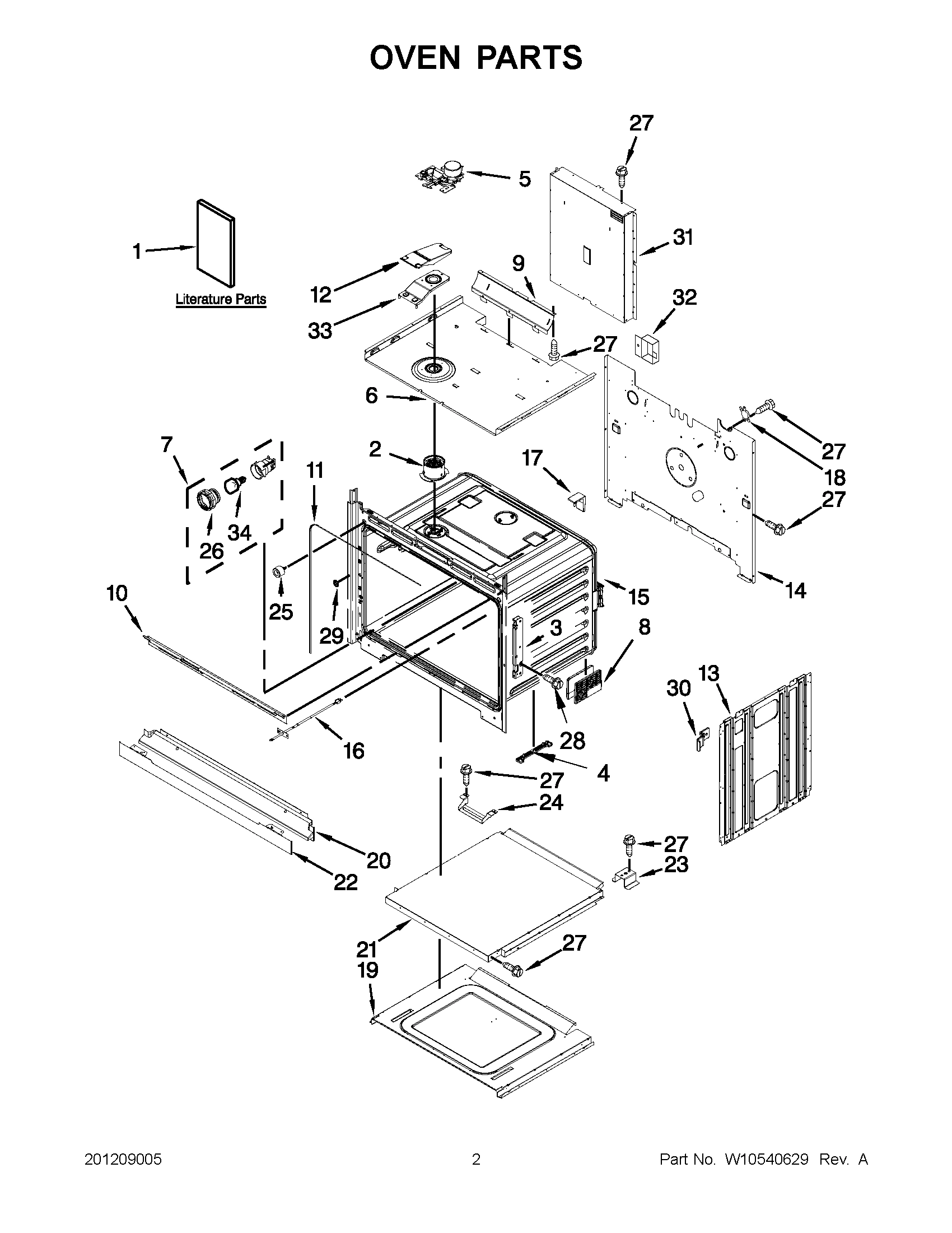 01 - OVEN PARTS