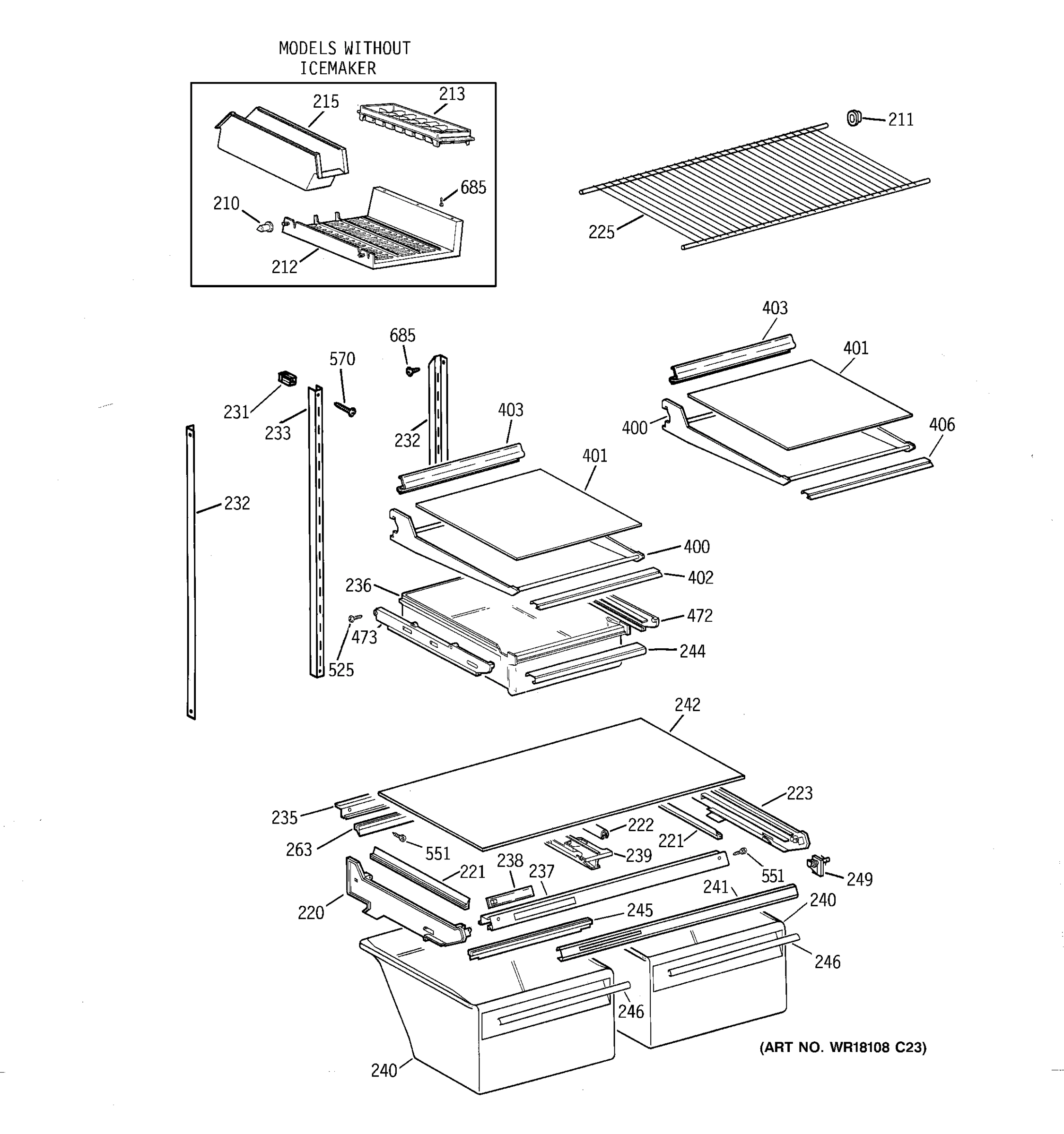 SHELF PARTS