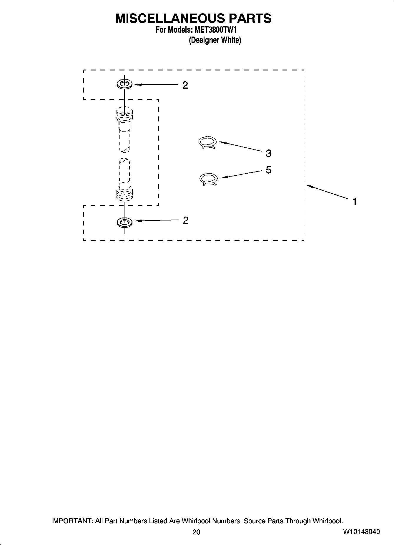 14 - MISCELLANEOUS PARTS, OPTIONAL PARTS (NOT INCLUDED)