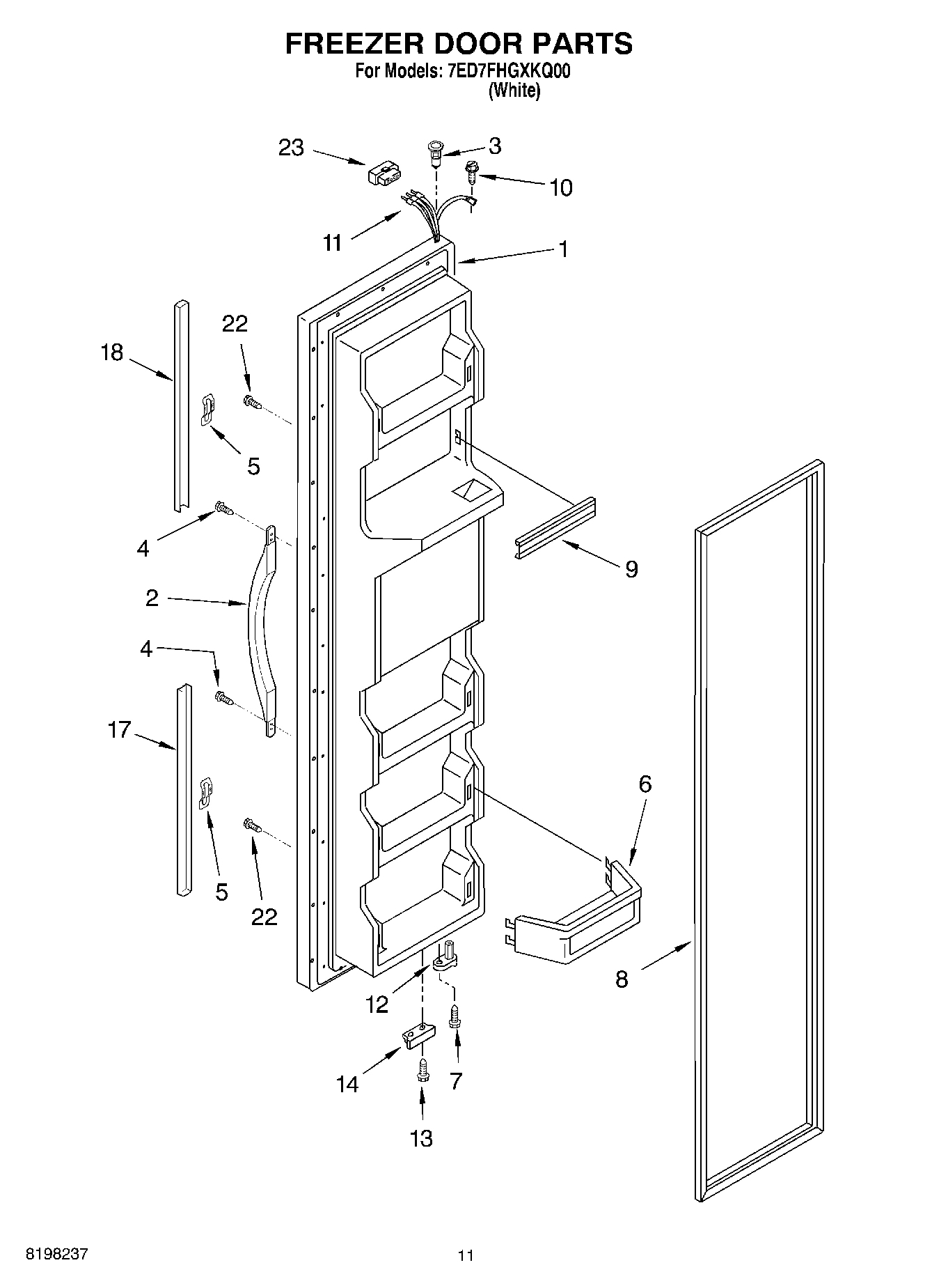 07 - FREEZER DOOR