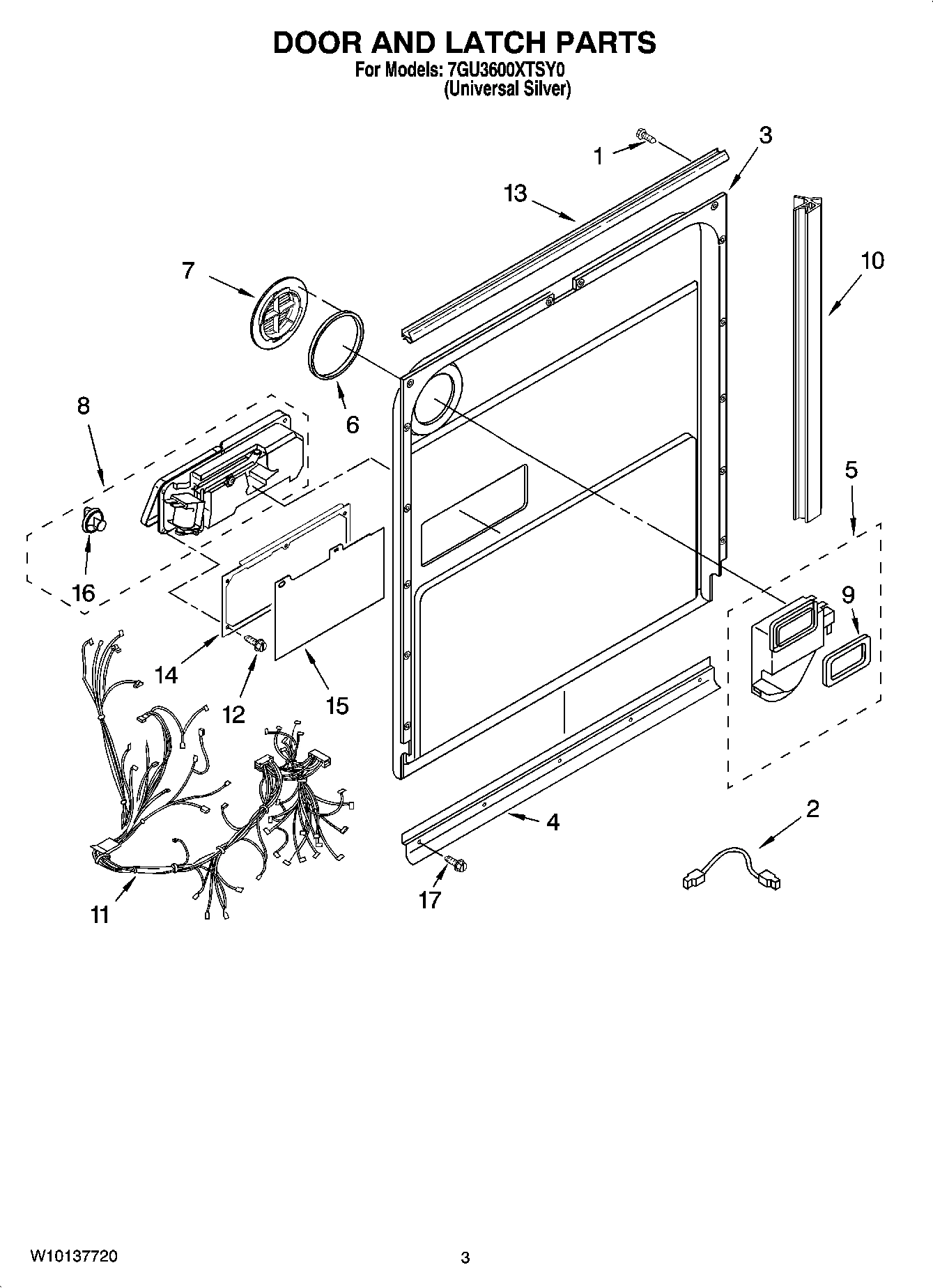03 - DOOR AND LATCH PARTS