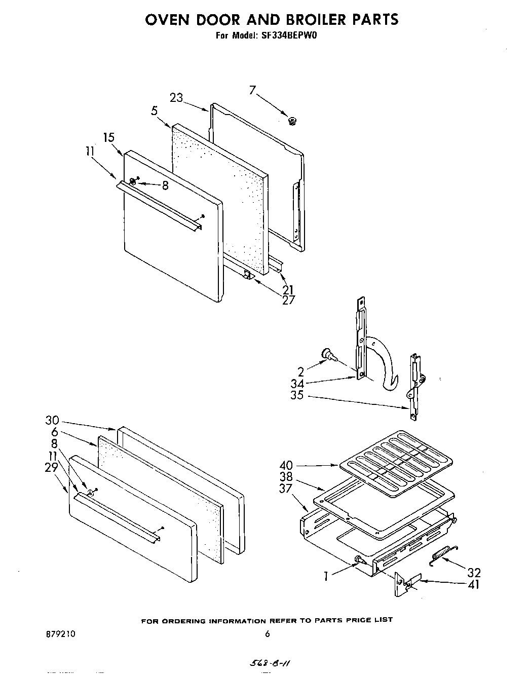 04 - OVEN DOOR AND BROILER