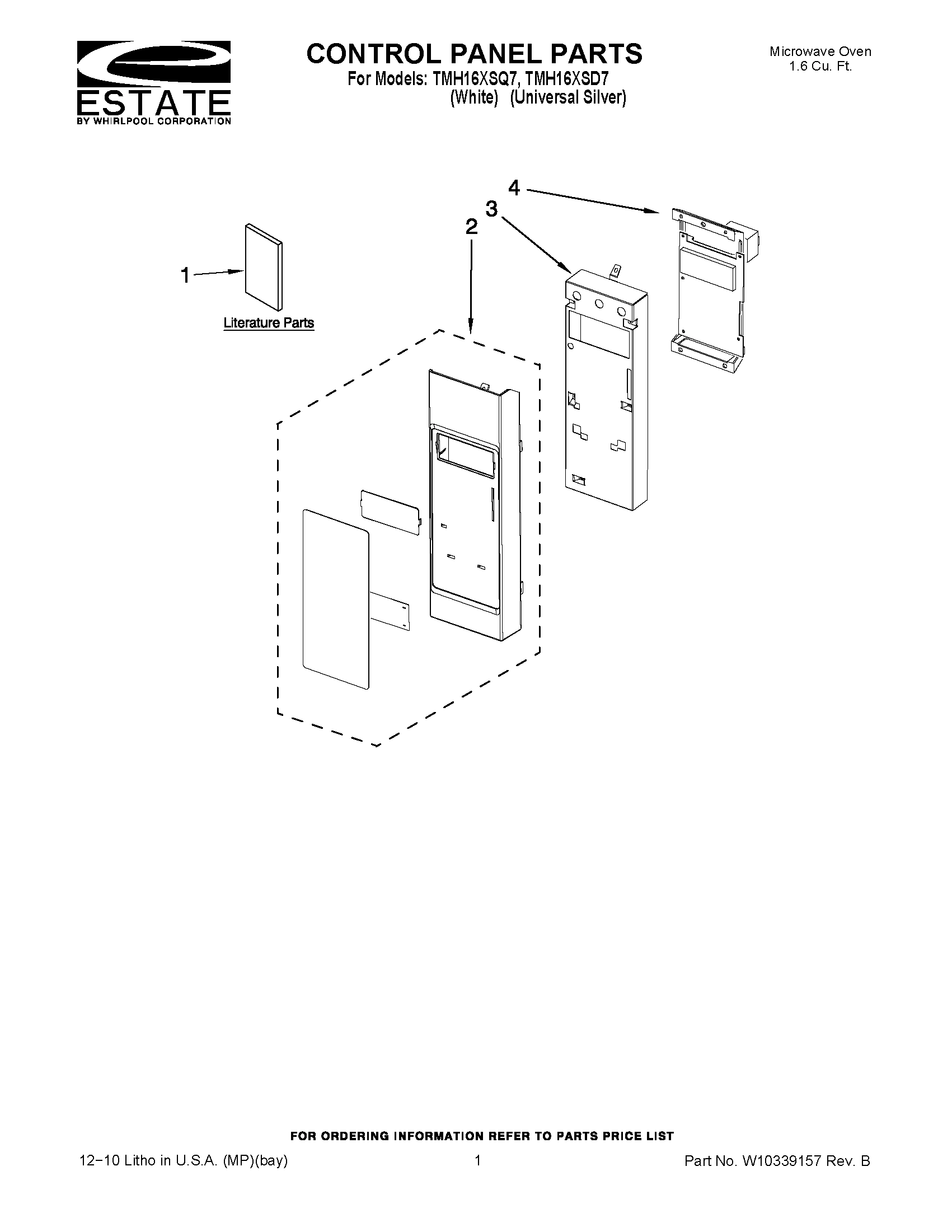 01 - CONTROL PANEL PARTS