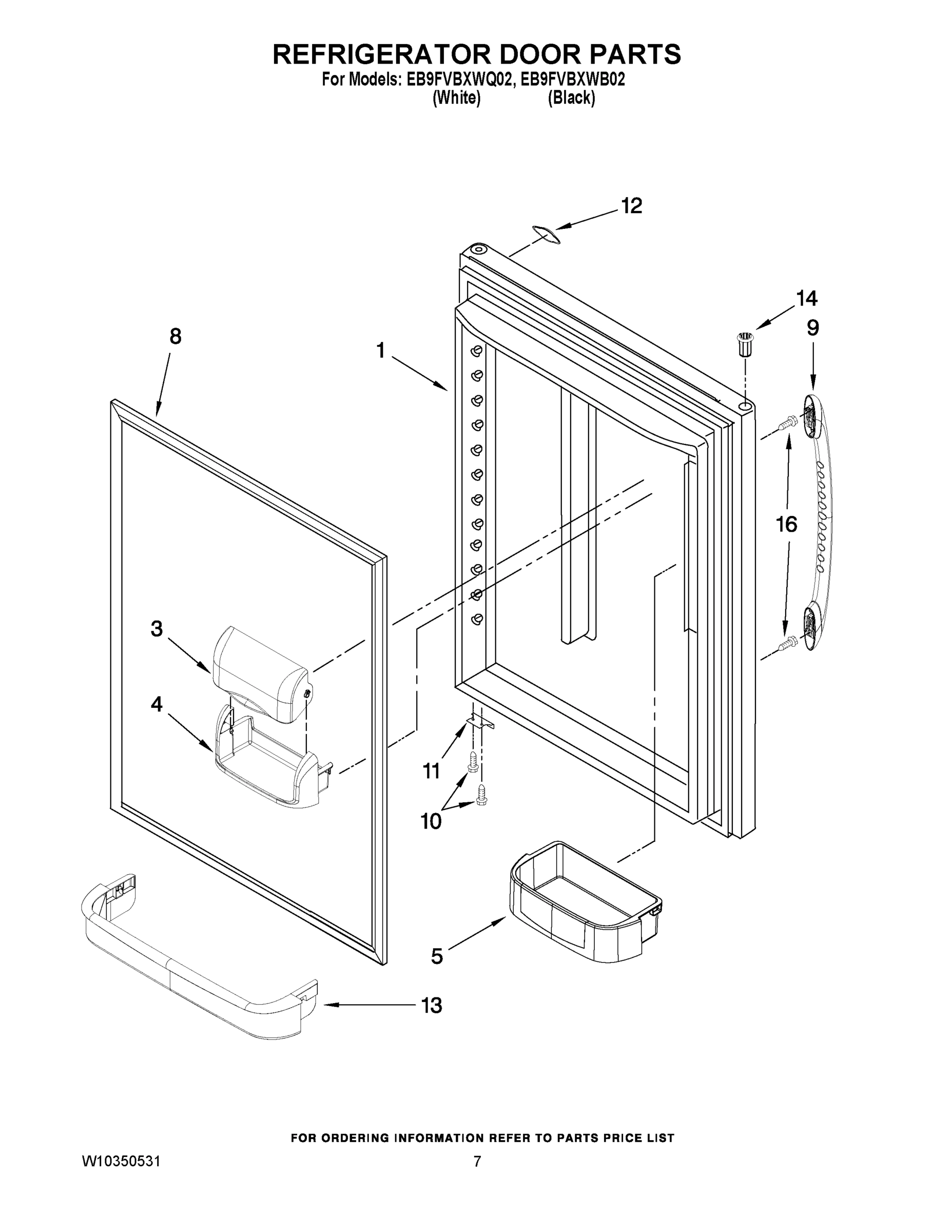 05 - REFRIGERATOR DOOR PARTS