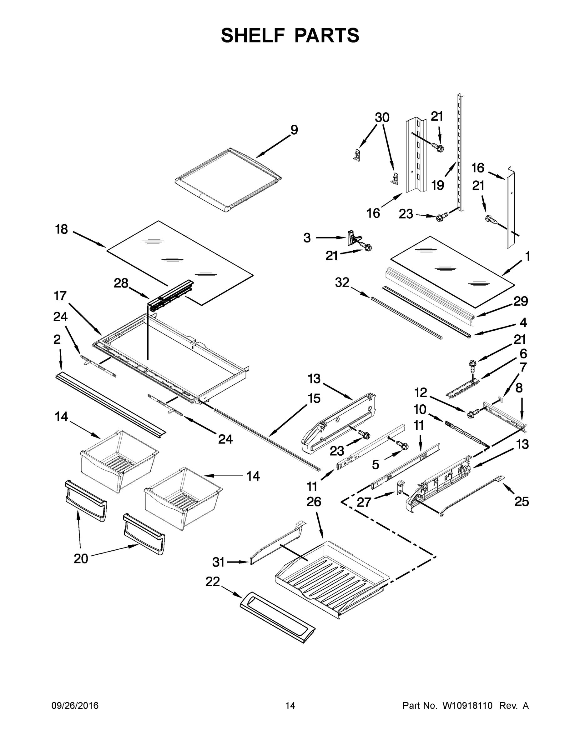 08 - SHELF PARTS