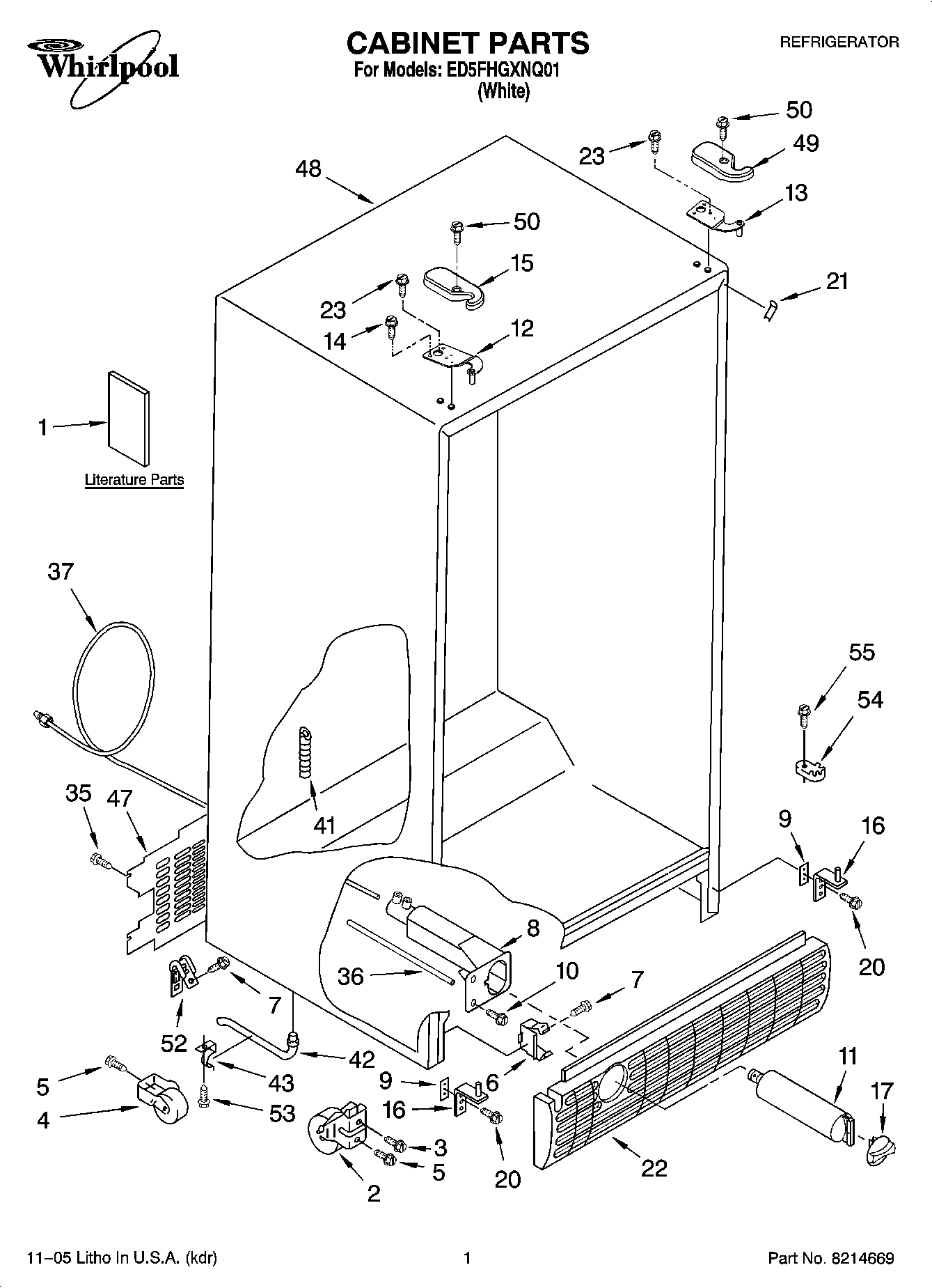 01 - CABINET PARTS