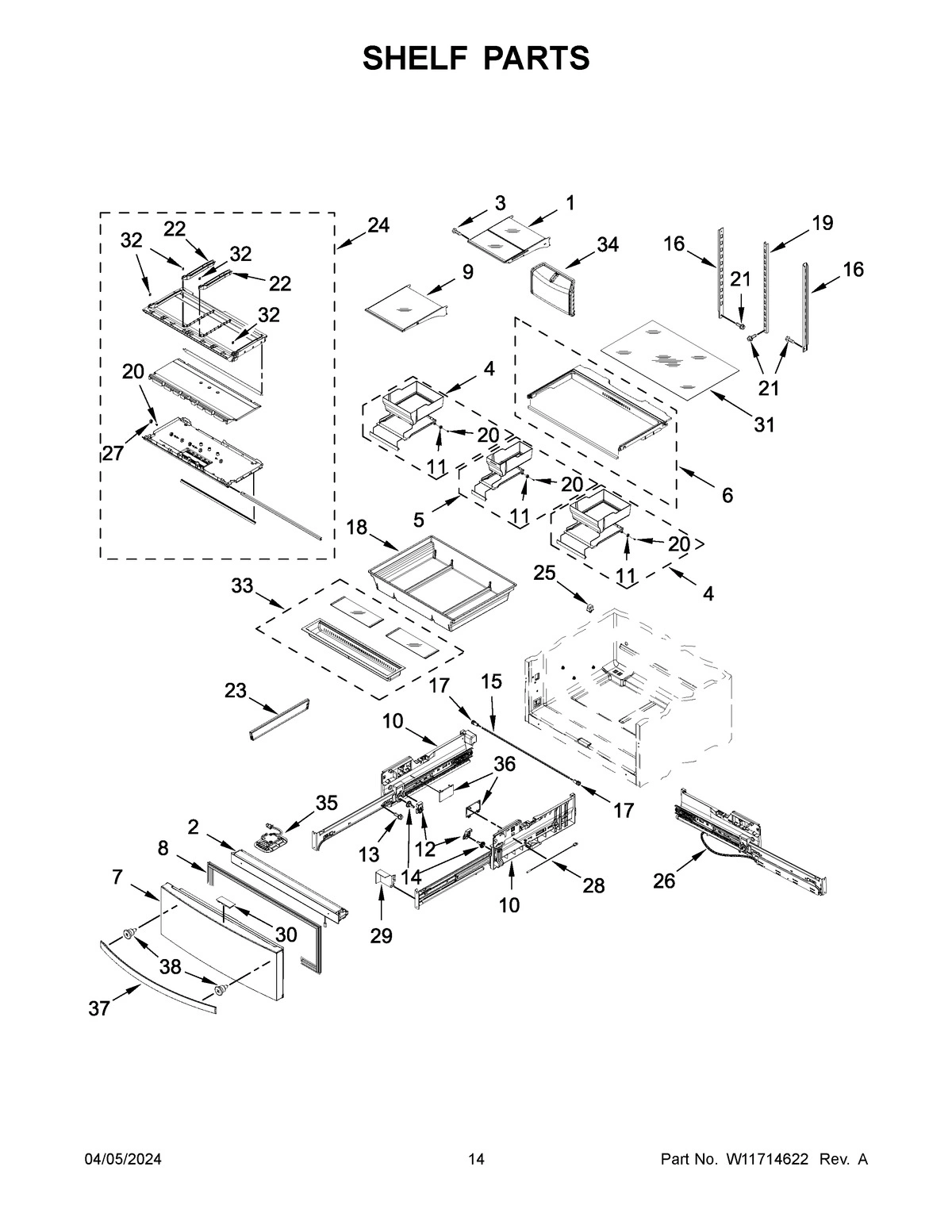 08 - SHELF PARTS